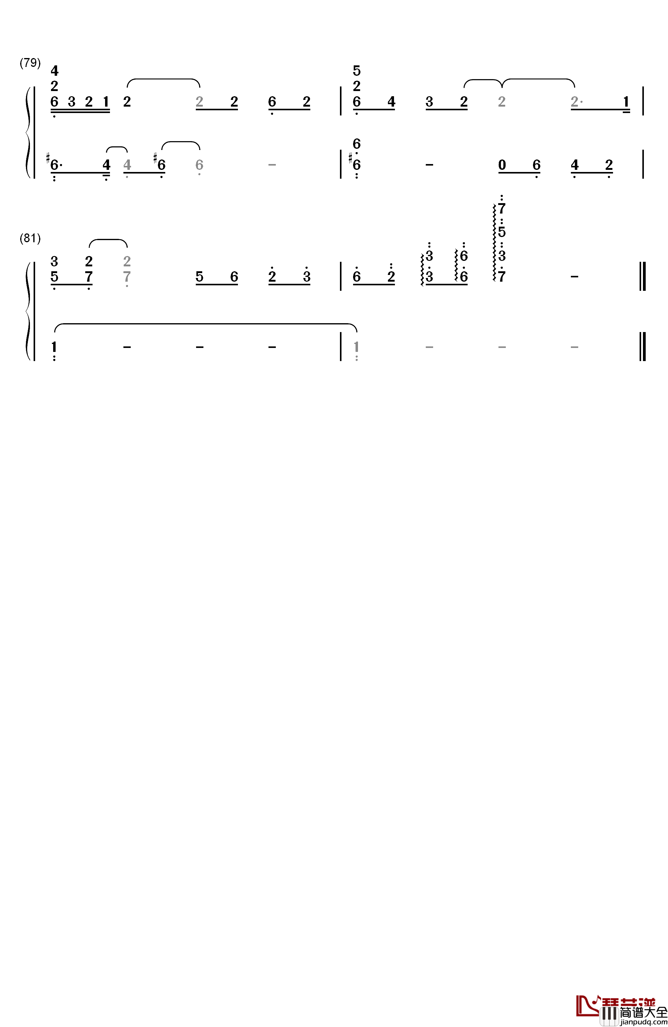 Ordinary_People钢琴简谱_数字双手_John_Legend