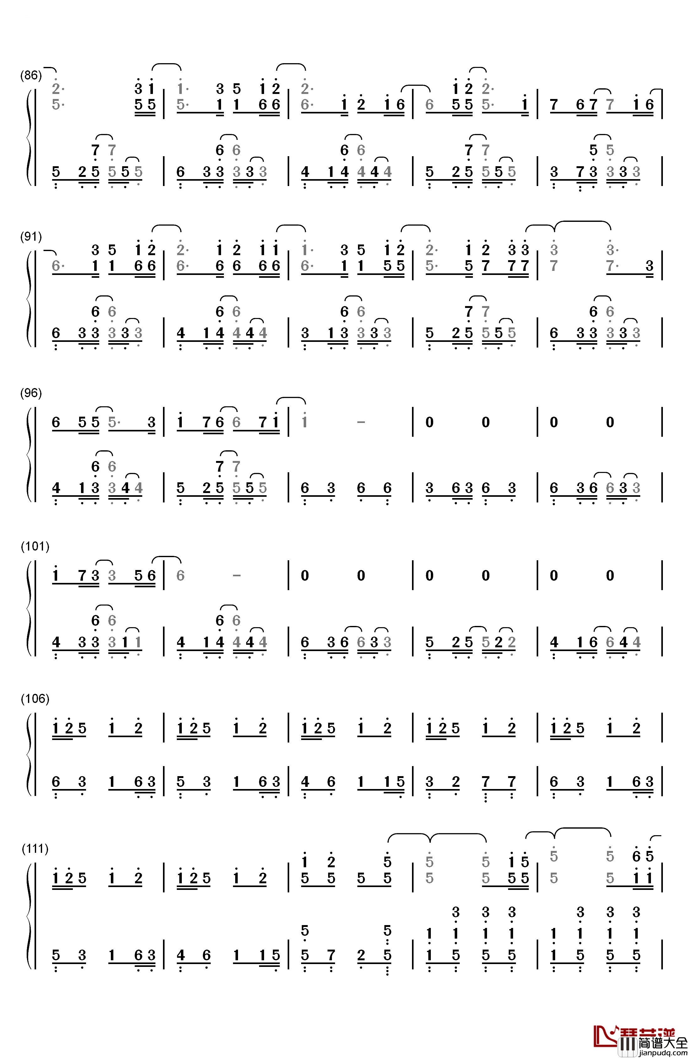 Release_My_Soul钢琴简谱_数字双手_Aimee_Blackschleger