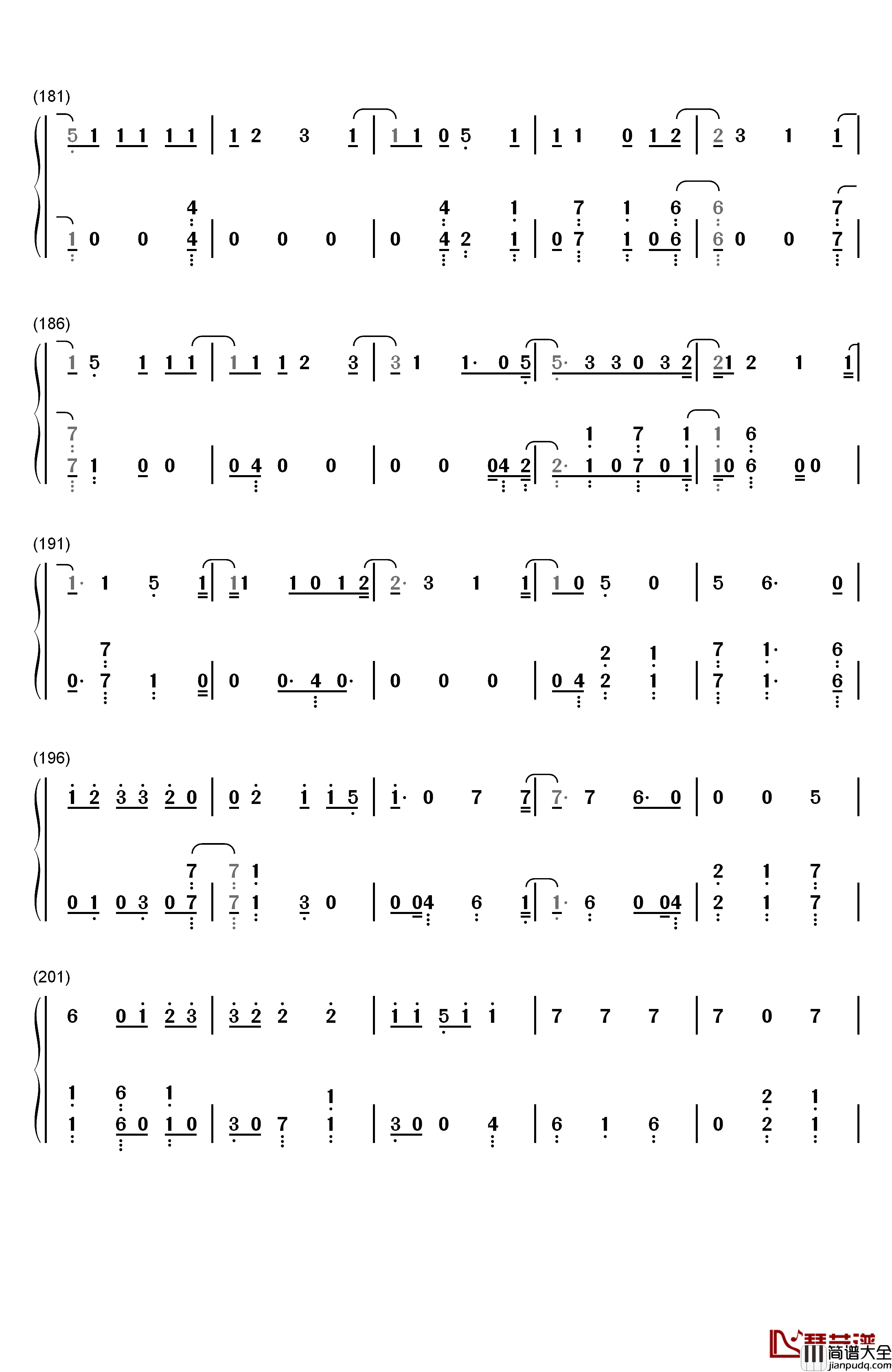 Strip_That_Down钢琴简谱_数字双手_Liam_Payne