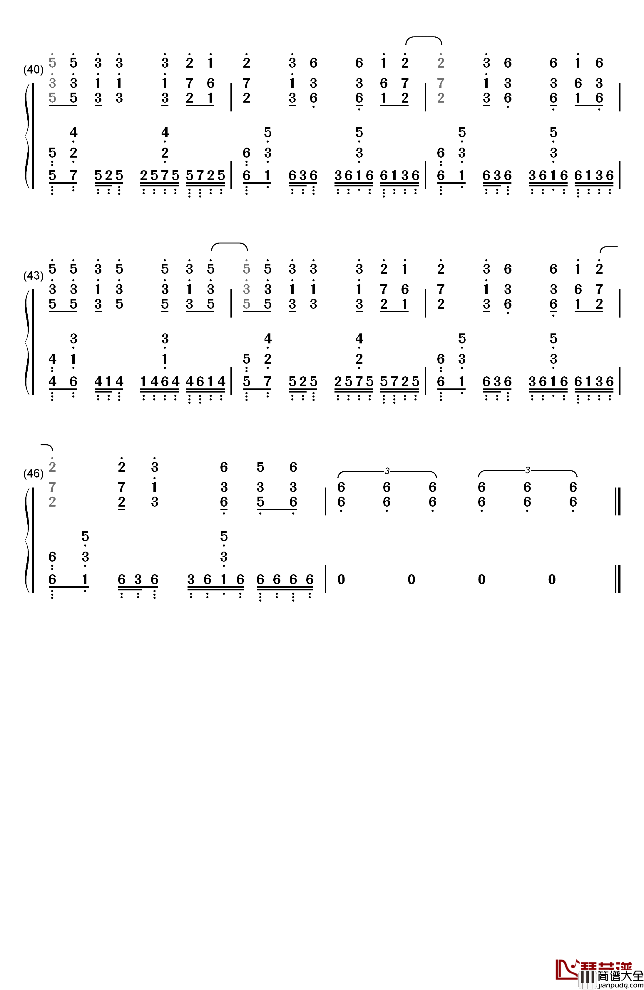 X.U.钢琴简谱_数字双手_SawanoHiroyuki[nZk]:Gemie