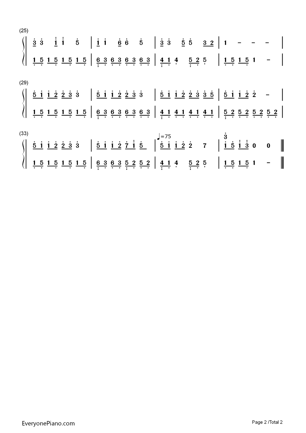 Liekkas钢琴简谱_数字双手_Sofia_Jannok