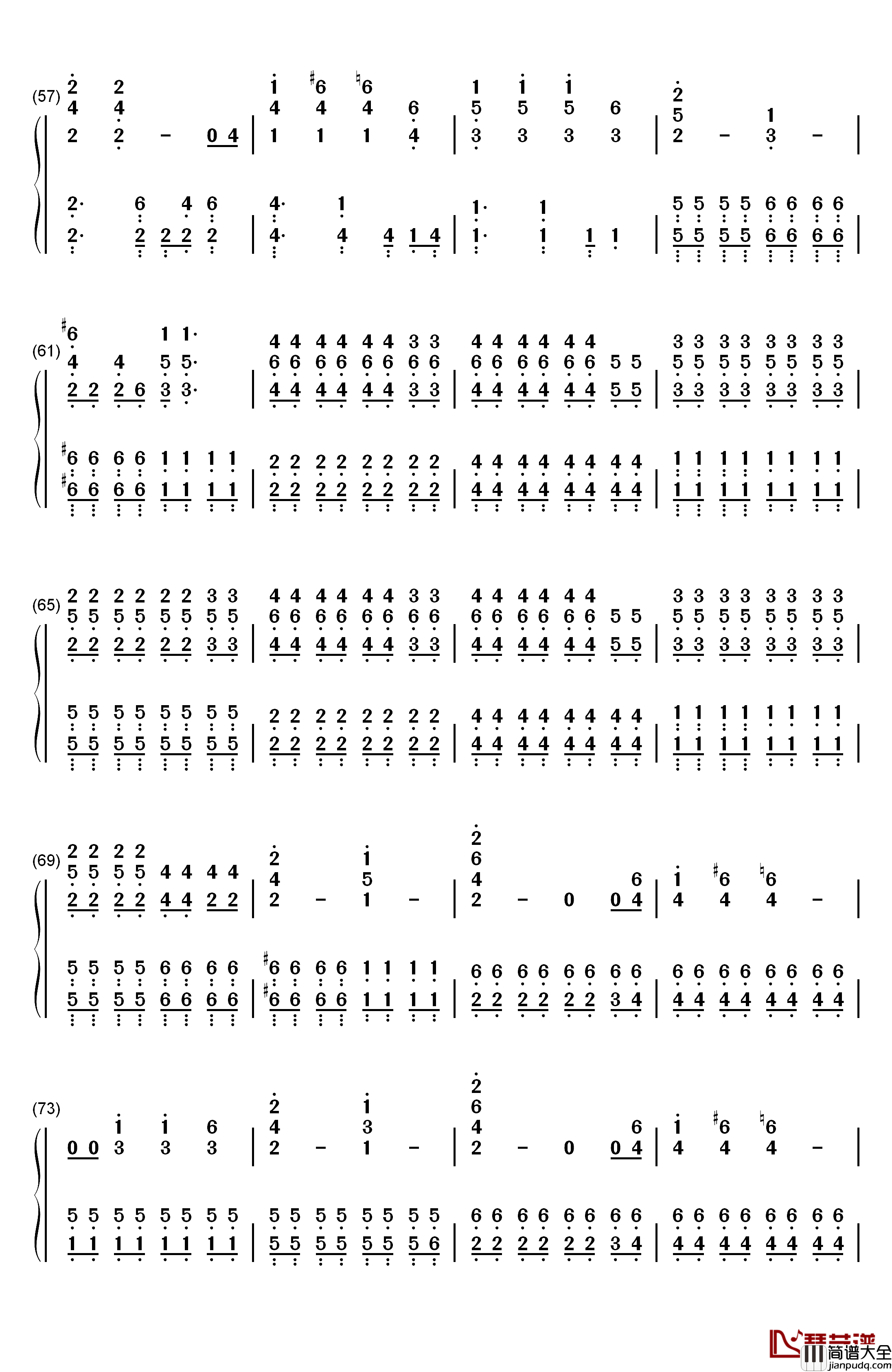 What_I've_Done钢琴简谱_数字双手_Linkin_Park