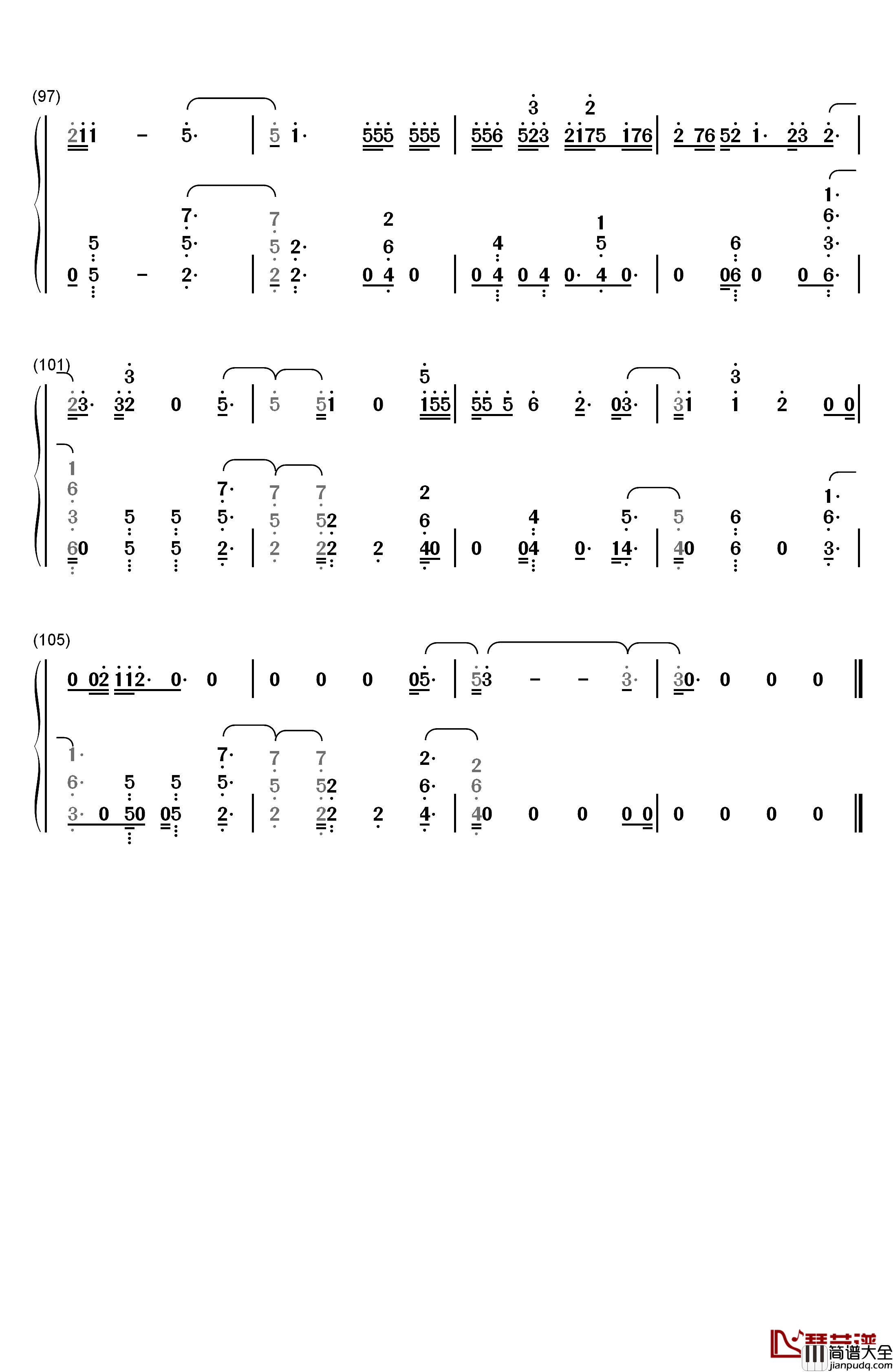 Now_Or_Never钢琴简谱_数字双手_Halsey