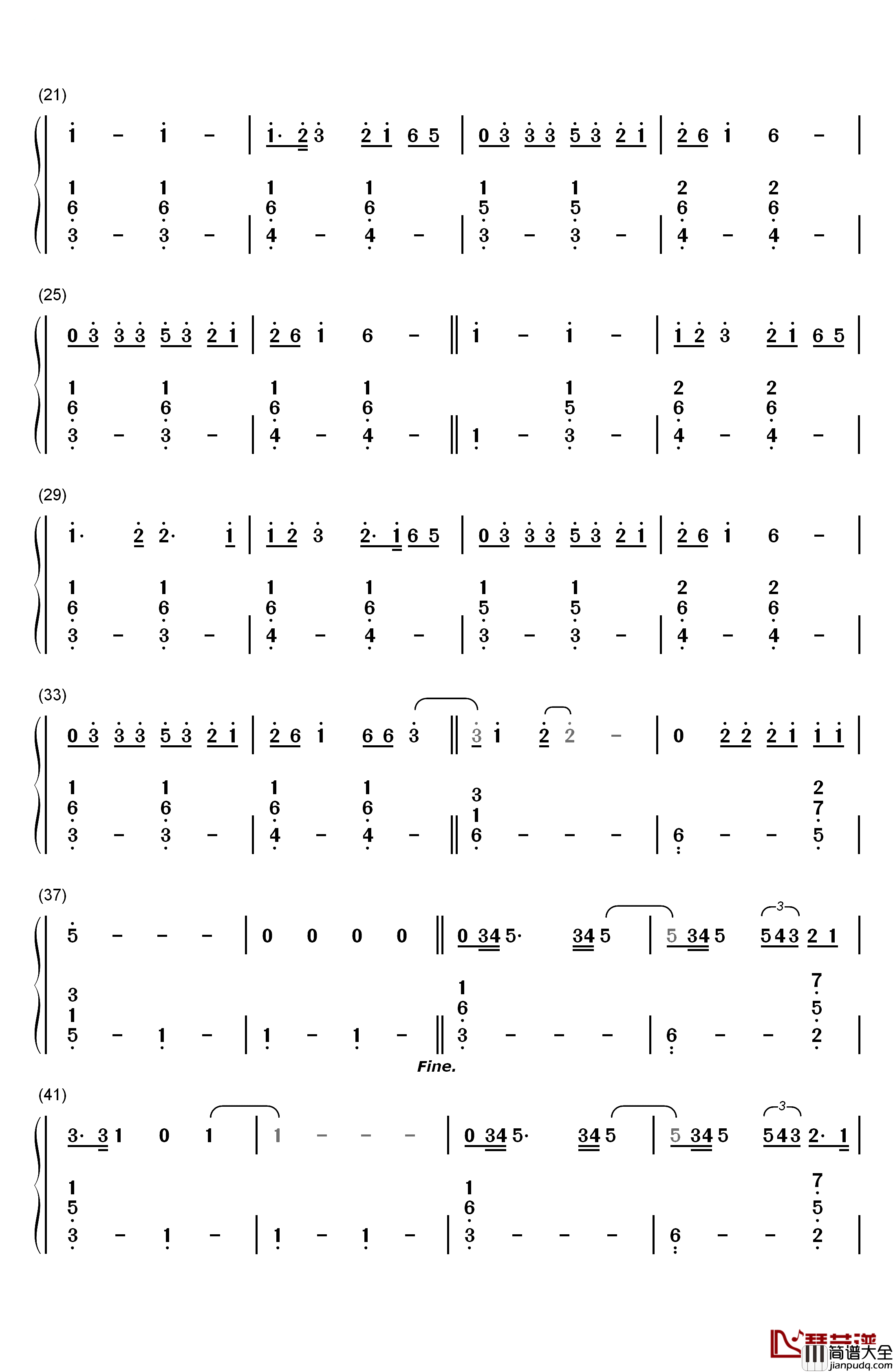 Don't_Leave钢琴简谱_数字双手_Snakehips_MØ
