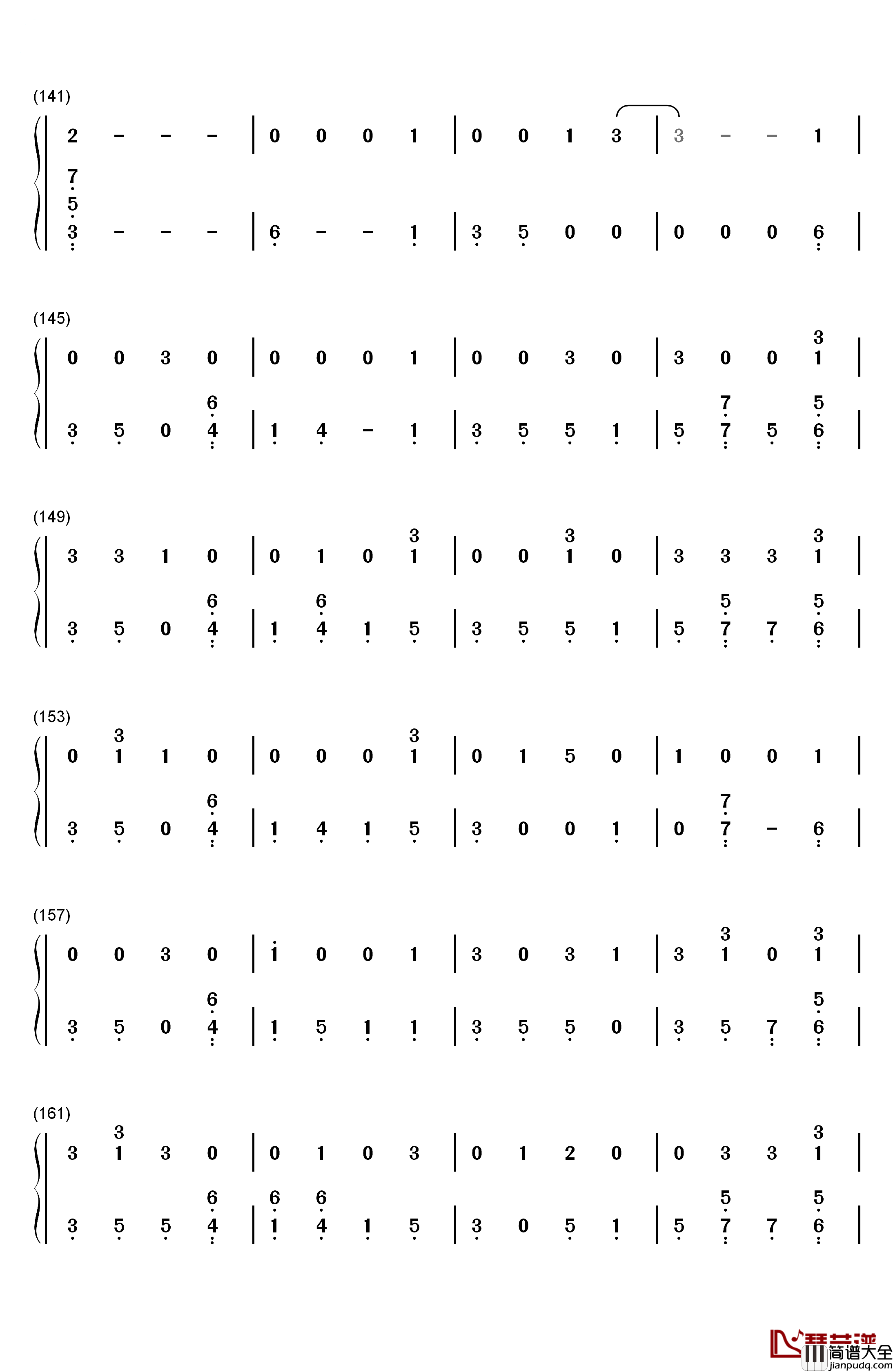 Remind_Me_To_Forget钢琴简谱_数字双手_Kygo_Miguel