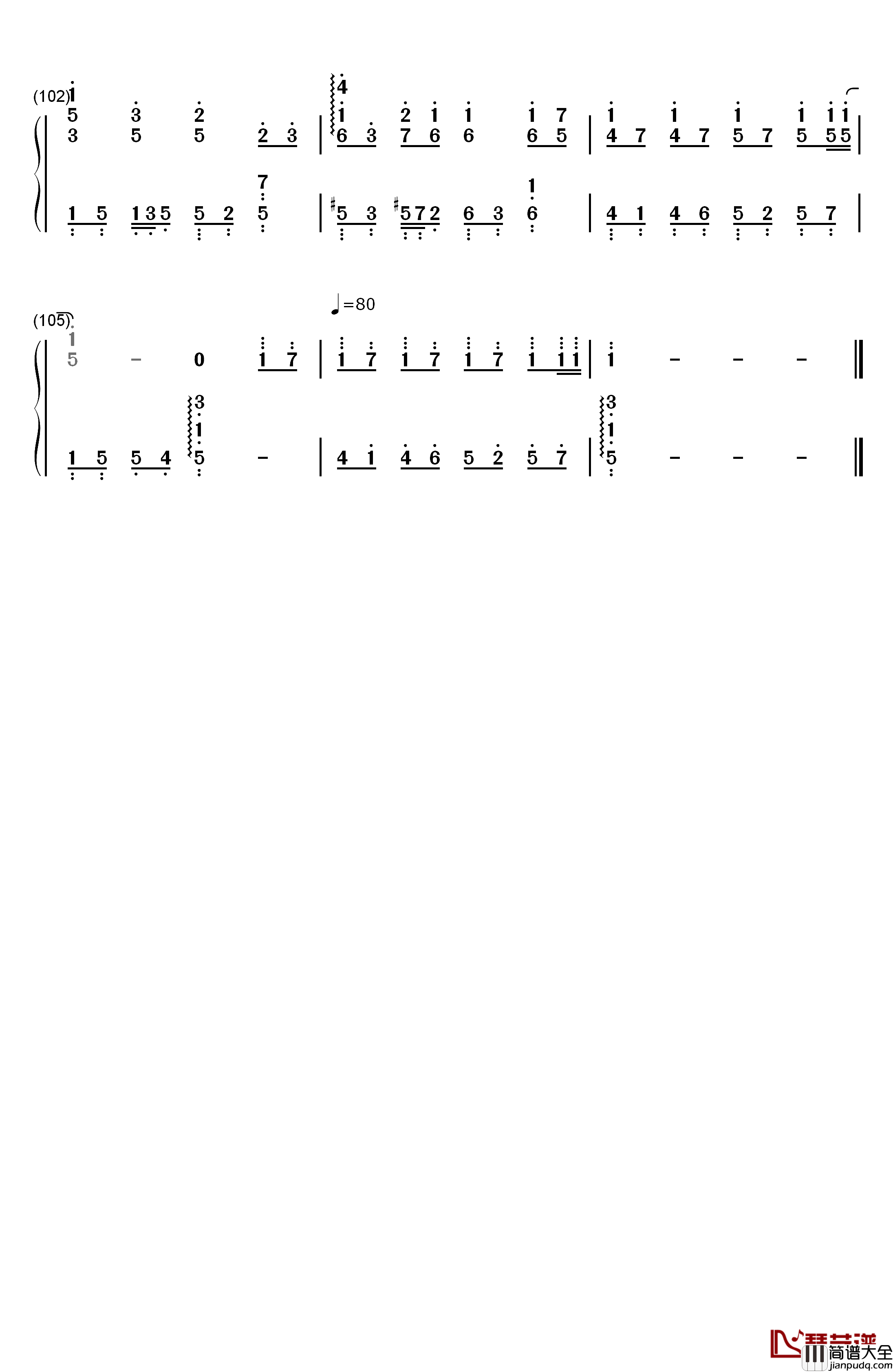 爱してるばんざーい!钢琴简谱_数字双手_μ's