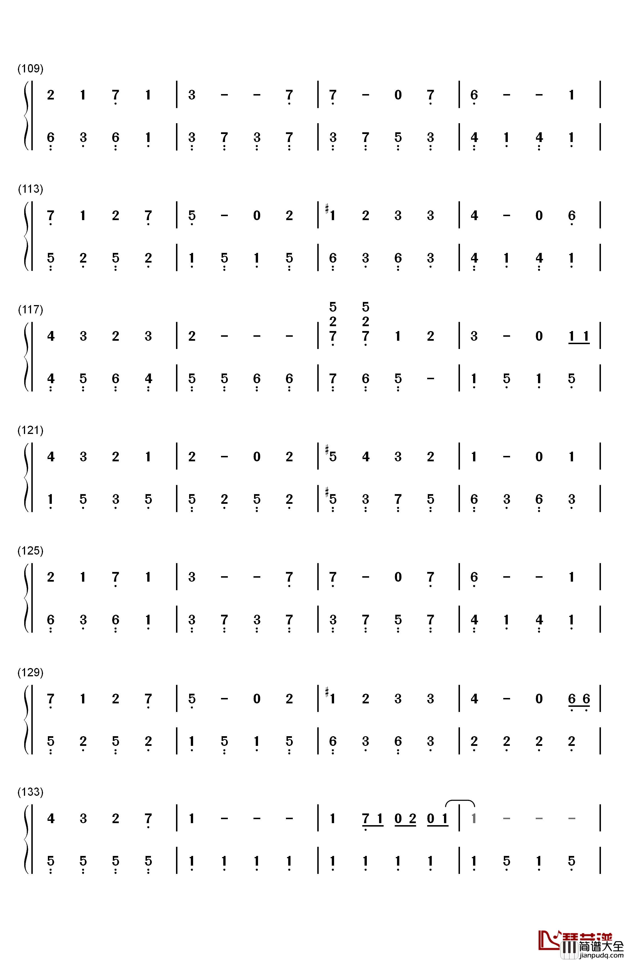 青春的约定钢琴简谱_数字双手_SNH48