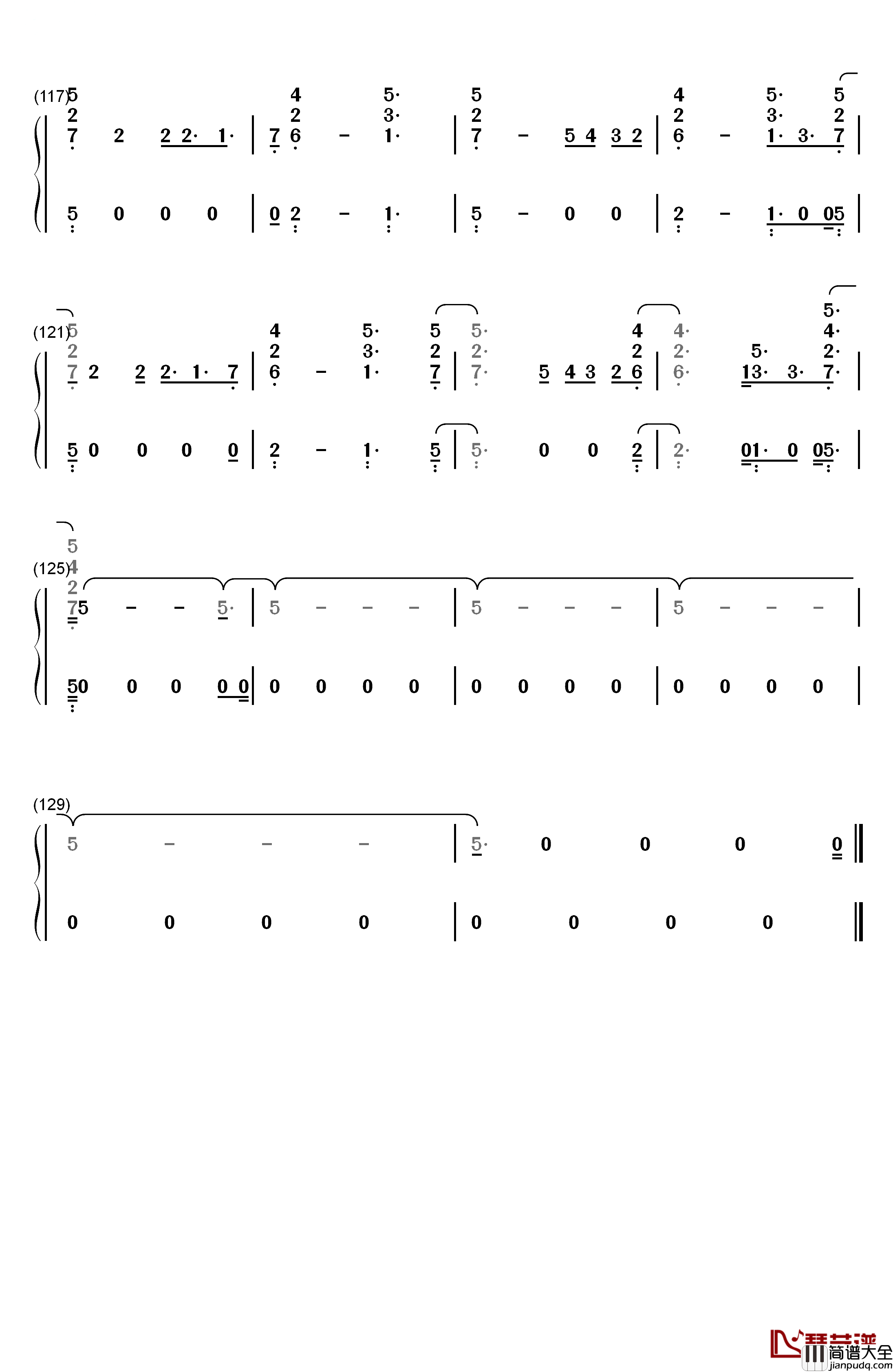 Disconnect钢琴简谱_数字双手_Clean_Bandit_ft_Marina