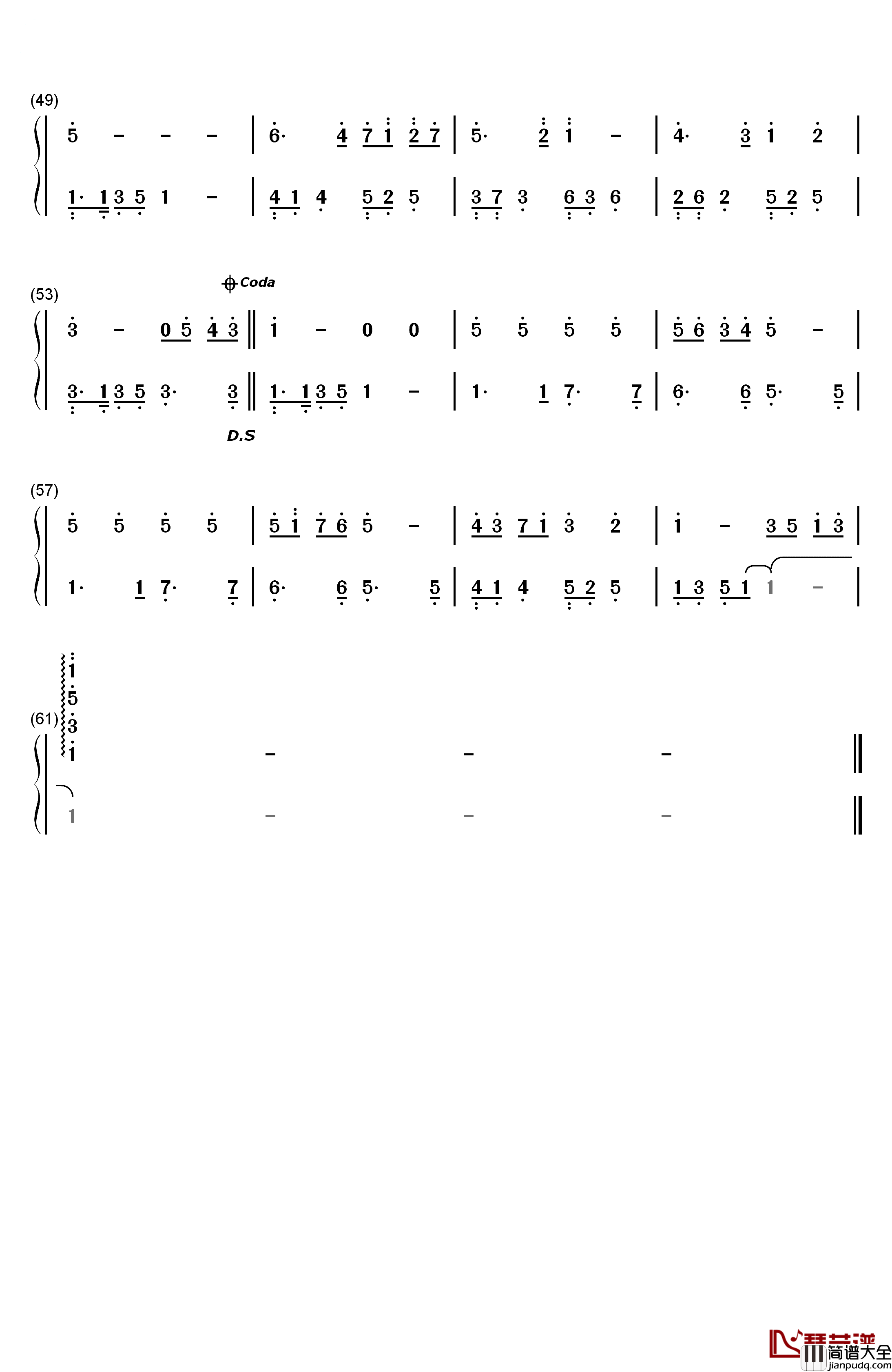 心愿便利贴钢琴简谱_数字双手_元若蓝_吴忠明