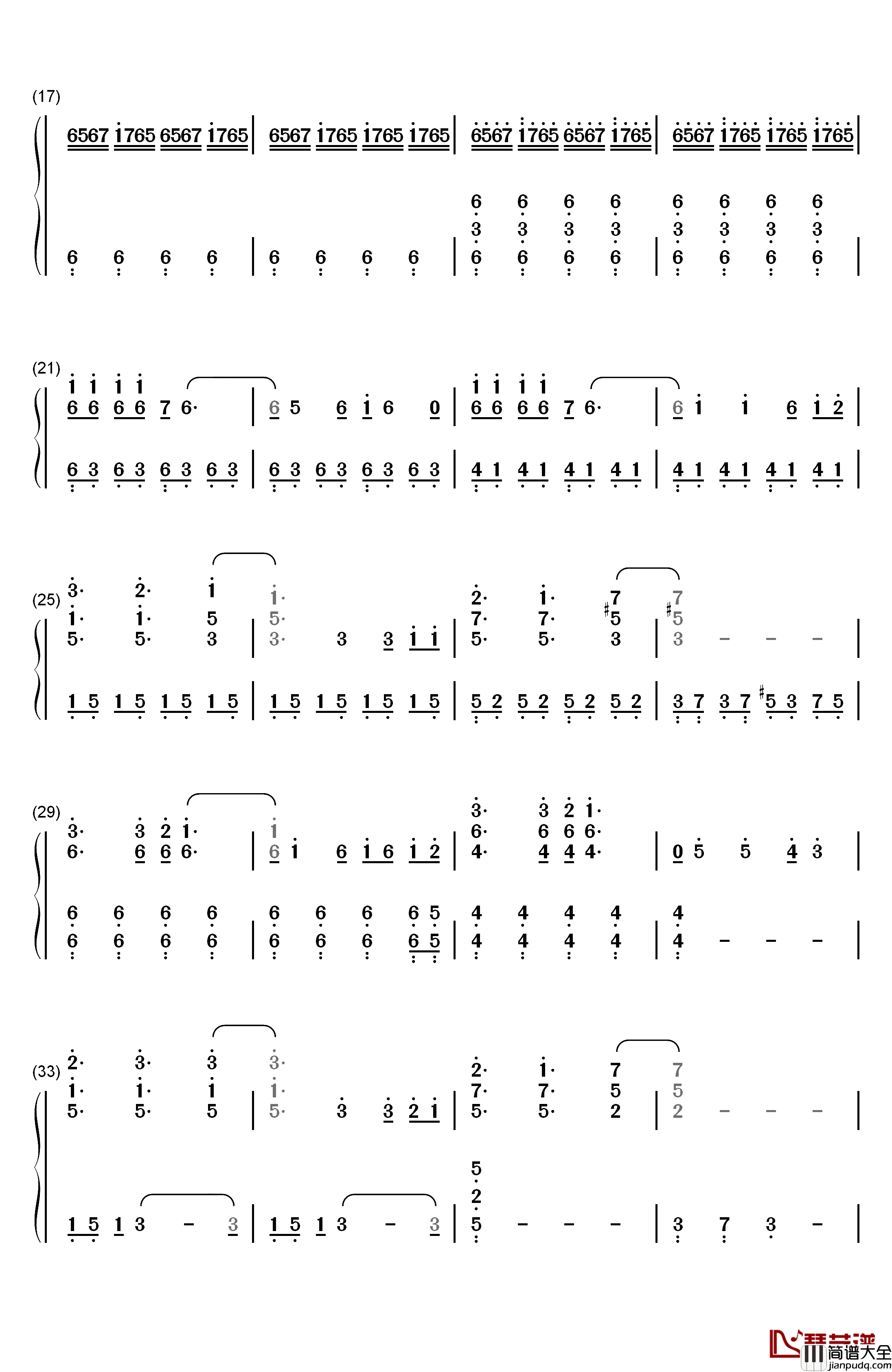 裏切り者のレクイエム钢琴简谱_数字双手_长谷川大介