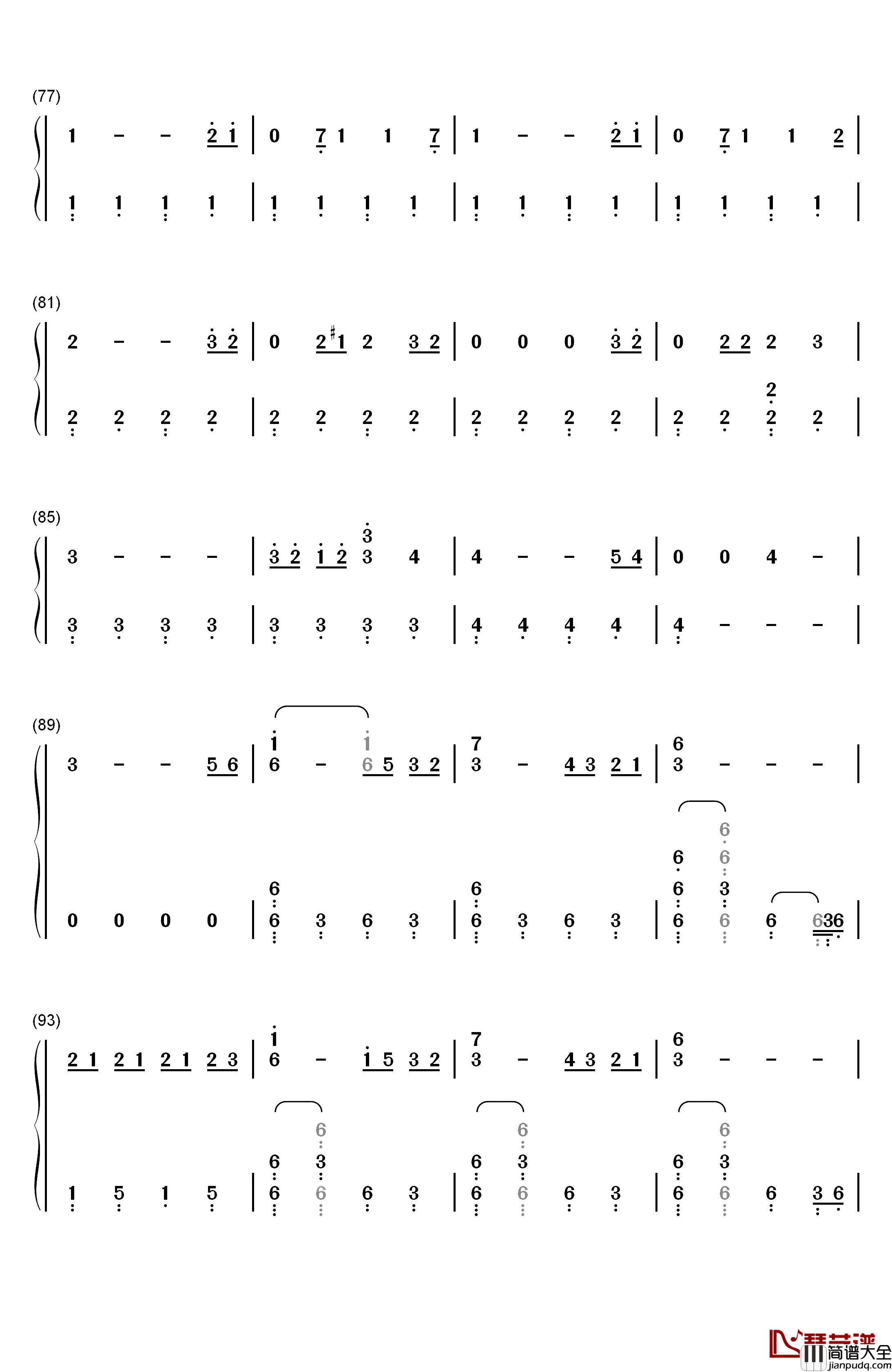 Bad_Mood钢琴简谱_数字双手_Miley_Cyrus