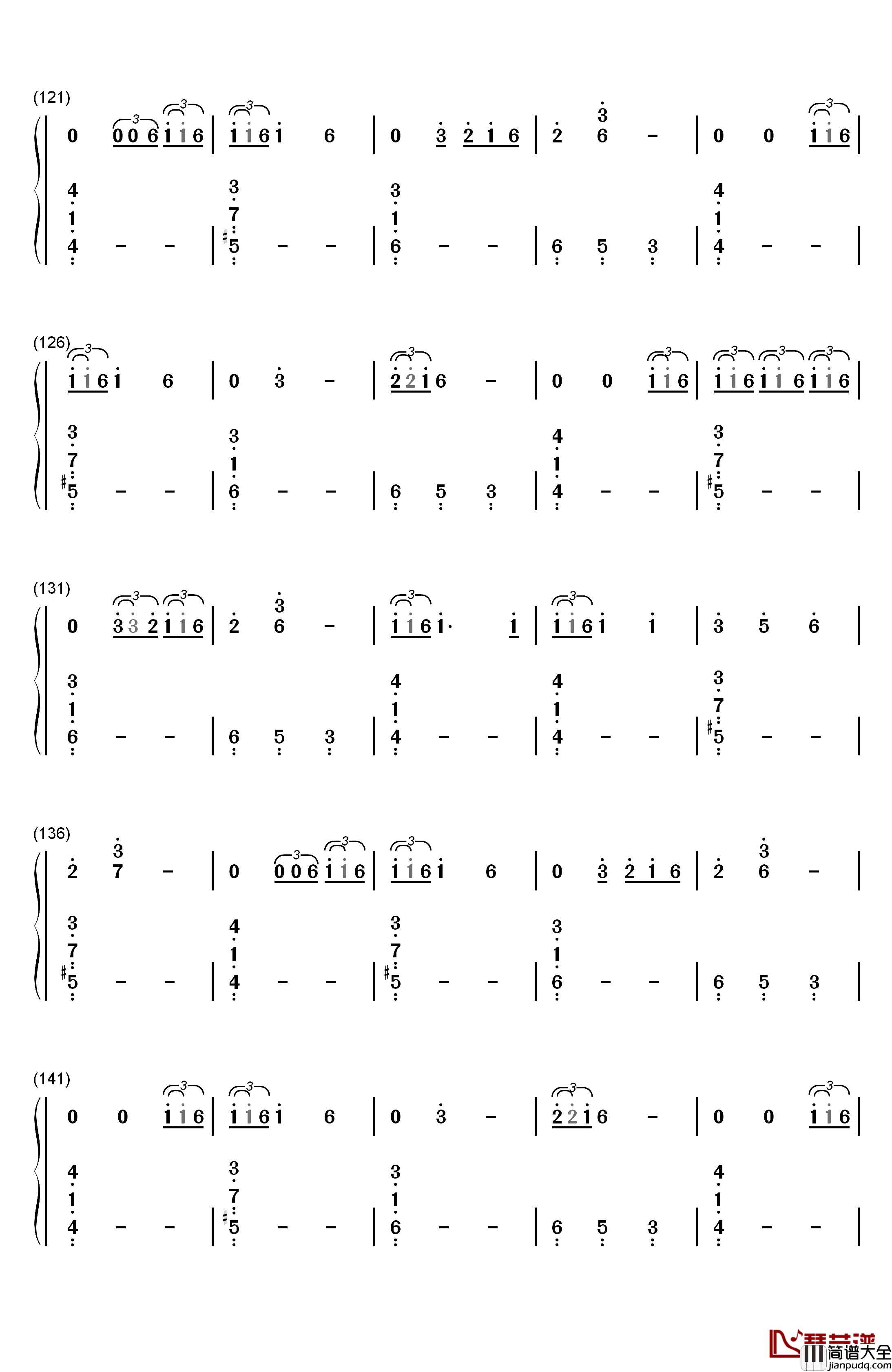 Bad_Reputation钢琴简谱_数字双手_Shawn_Mendes