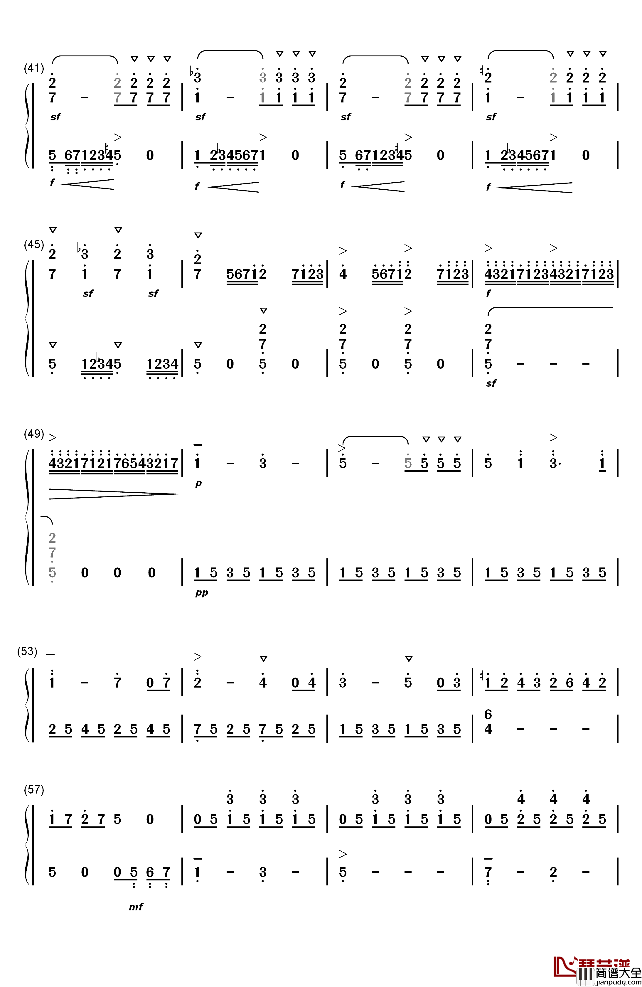 库劳小奏鸣曲OP.20_NO.1钢琴简谱_数字双手_库劳