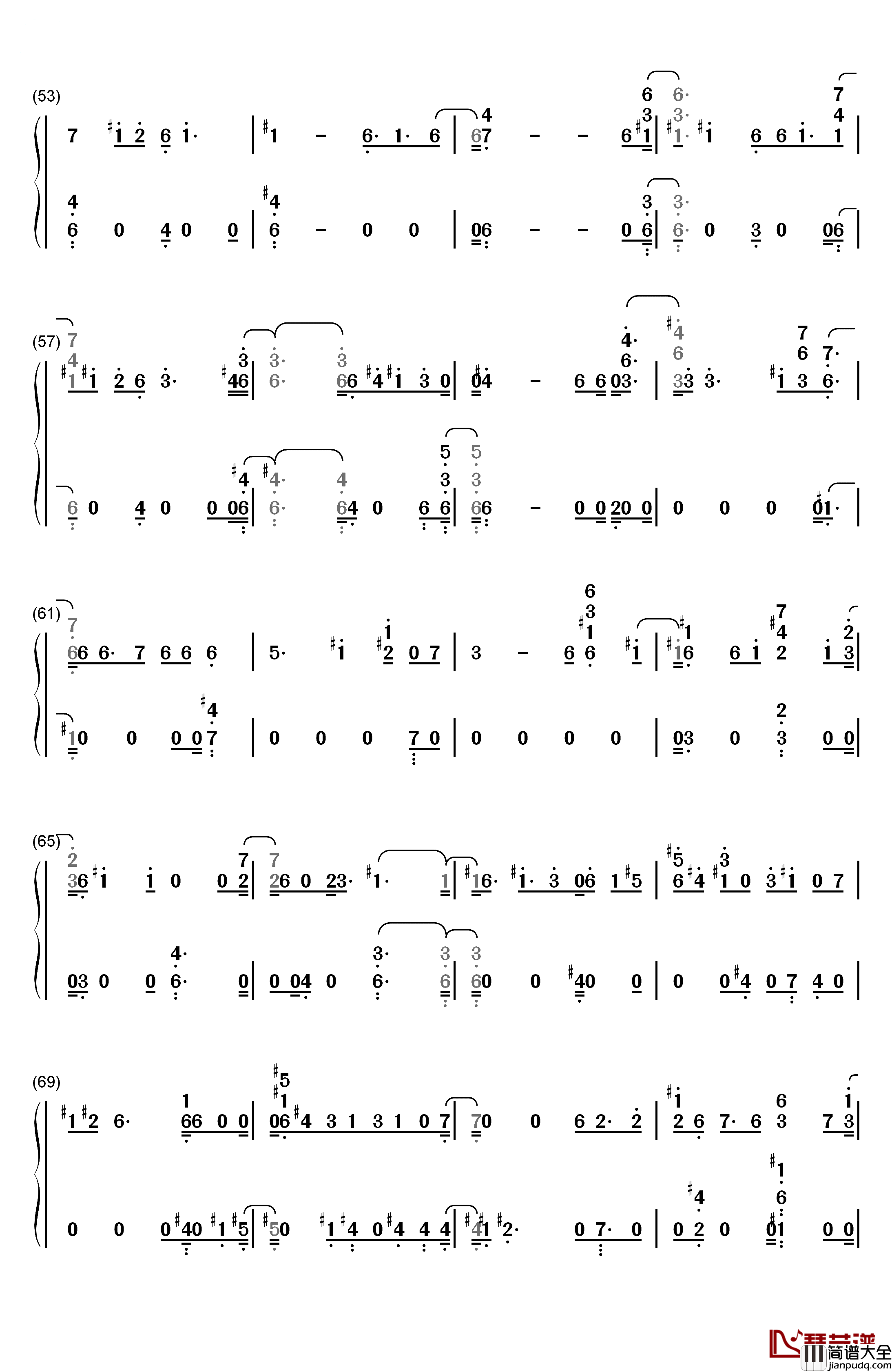 This_Christmas钢琴简谱_数字双手_金泰妍