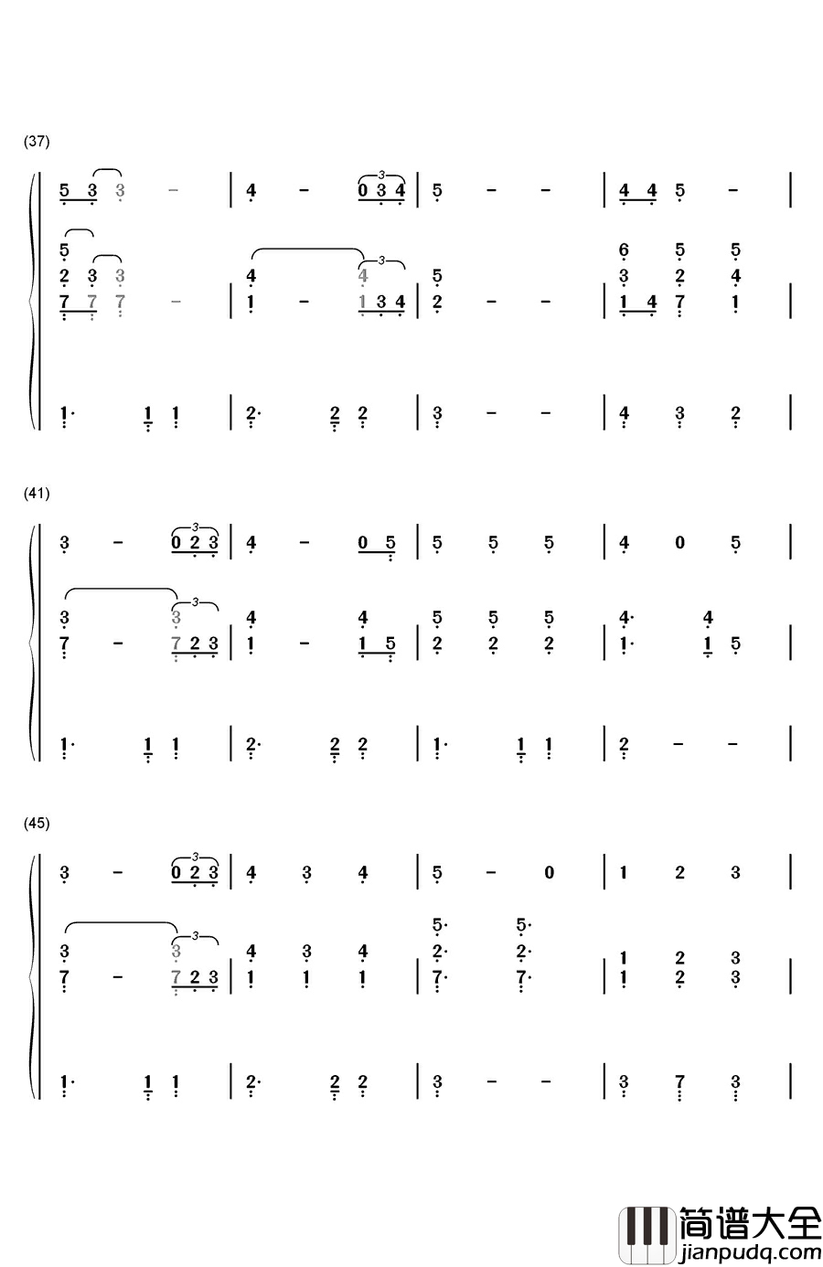 If_I_Ain’t_Got_You钢琴简谱_数字双手_Alicia_Keys