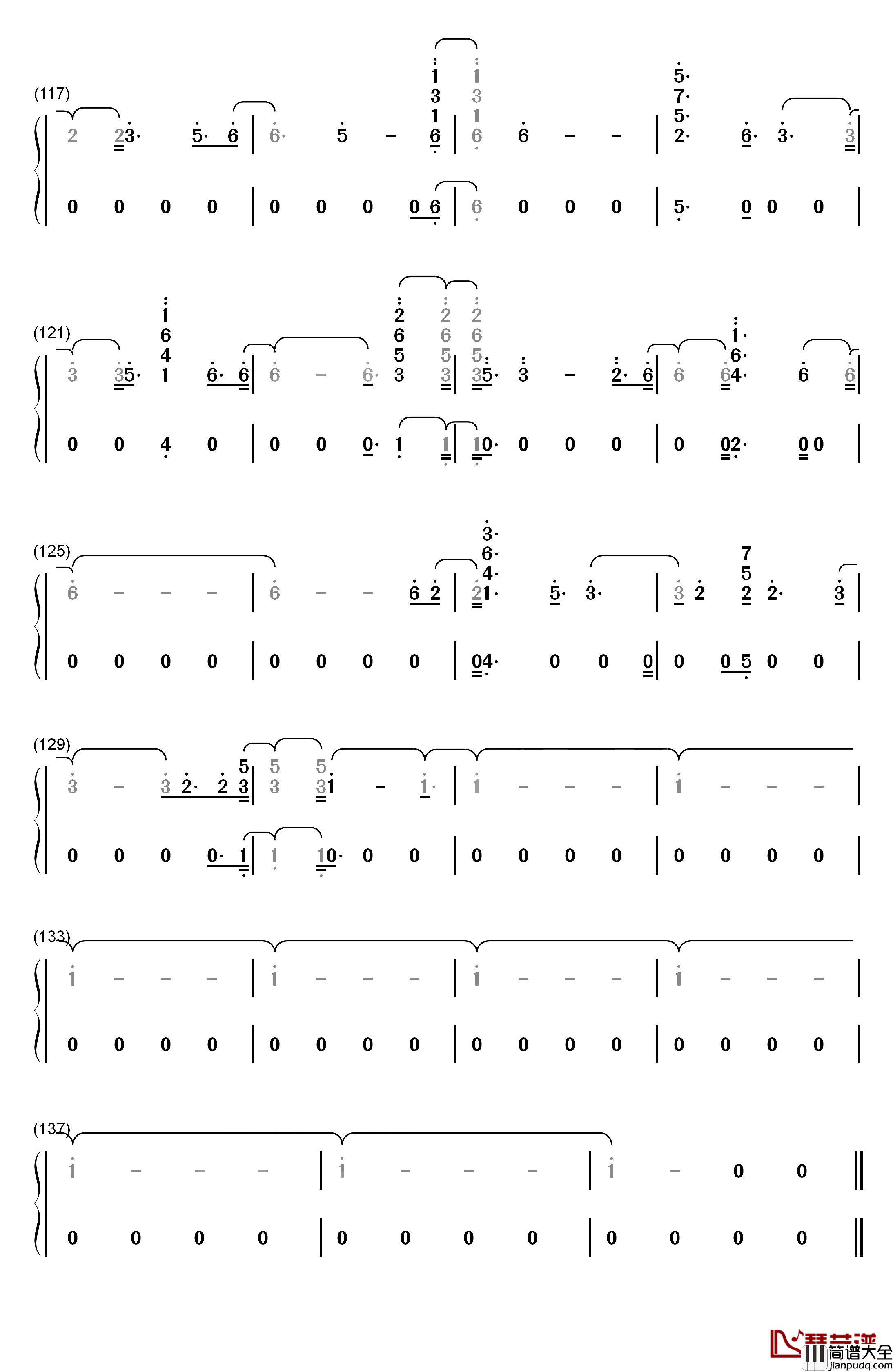 Consequences–Camila_Cabello钢琴简谱_数字双手_Camila_Cabello