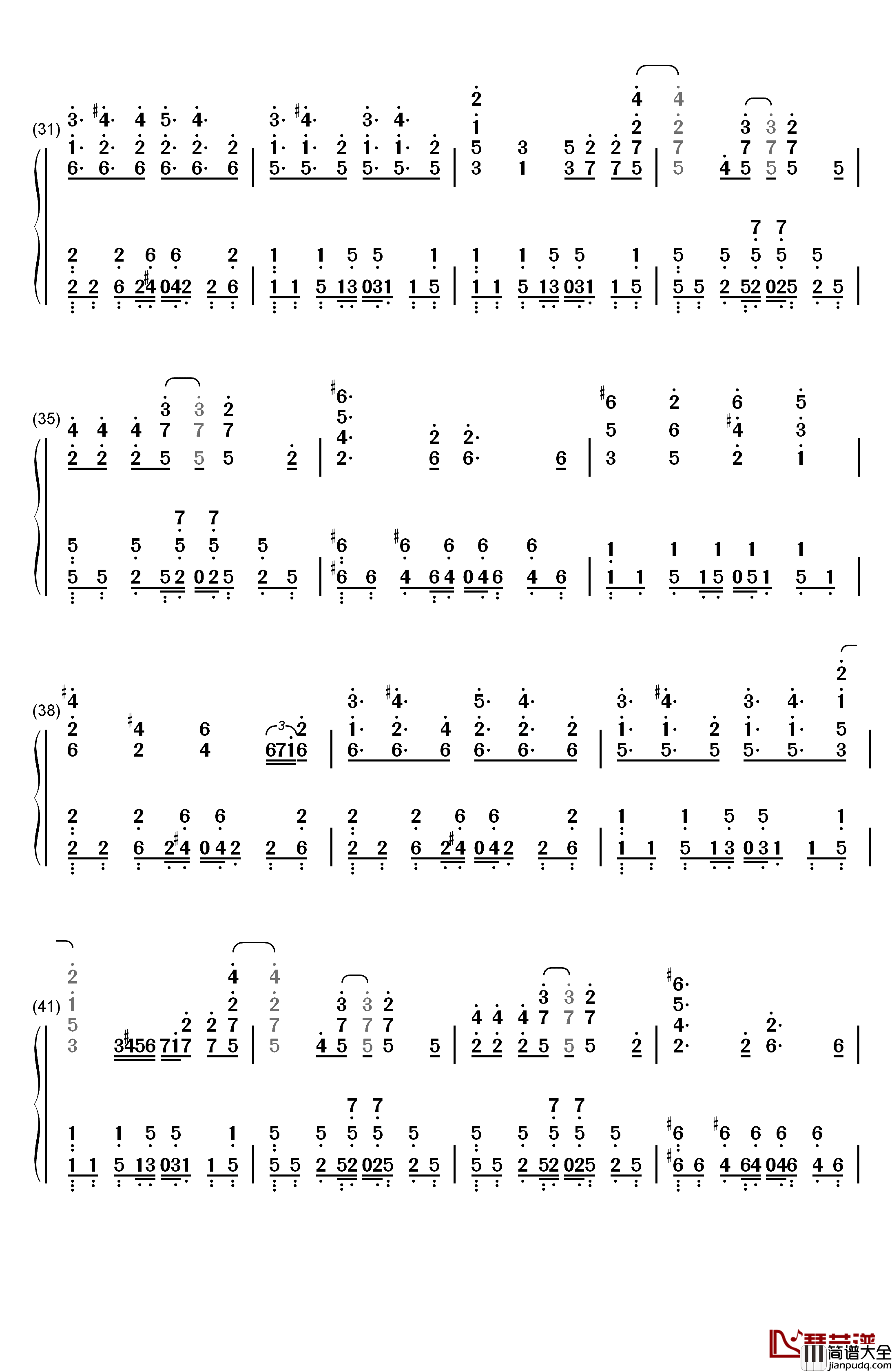 Make_my_Story钢琴简谱_数字双手_Lenny_Code_Fiction