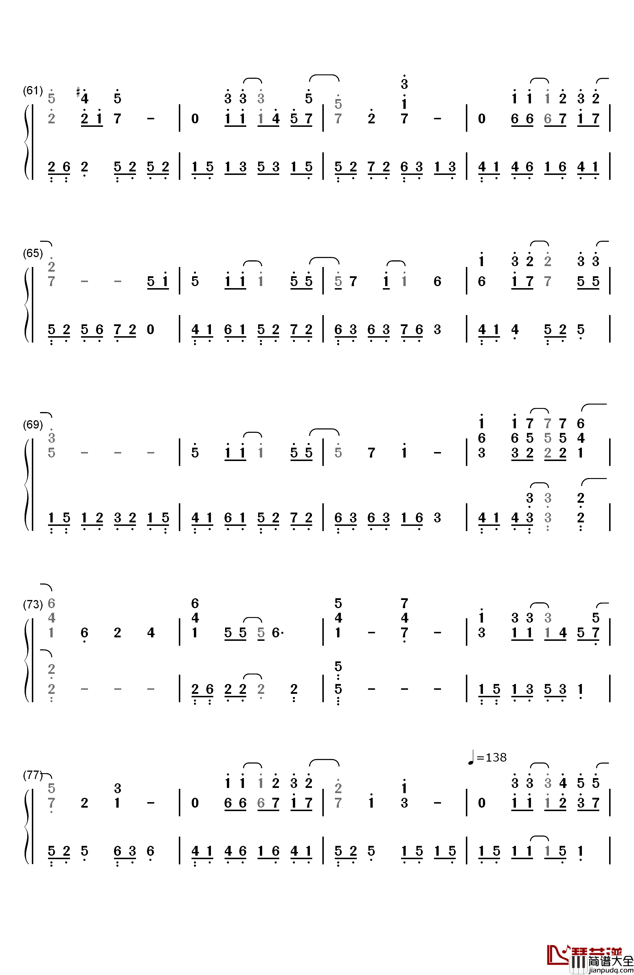 Angel_Eyes钢琴简谱_数字双手_Jim_Brickman