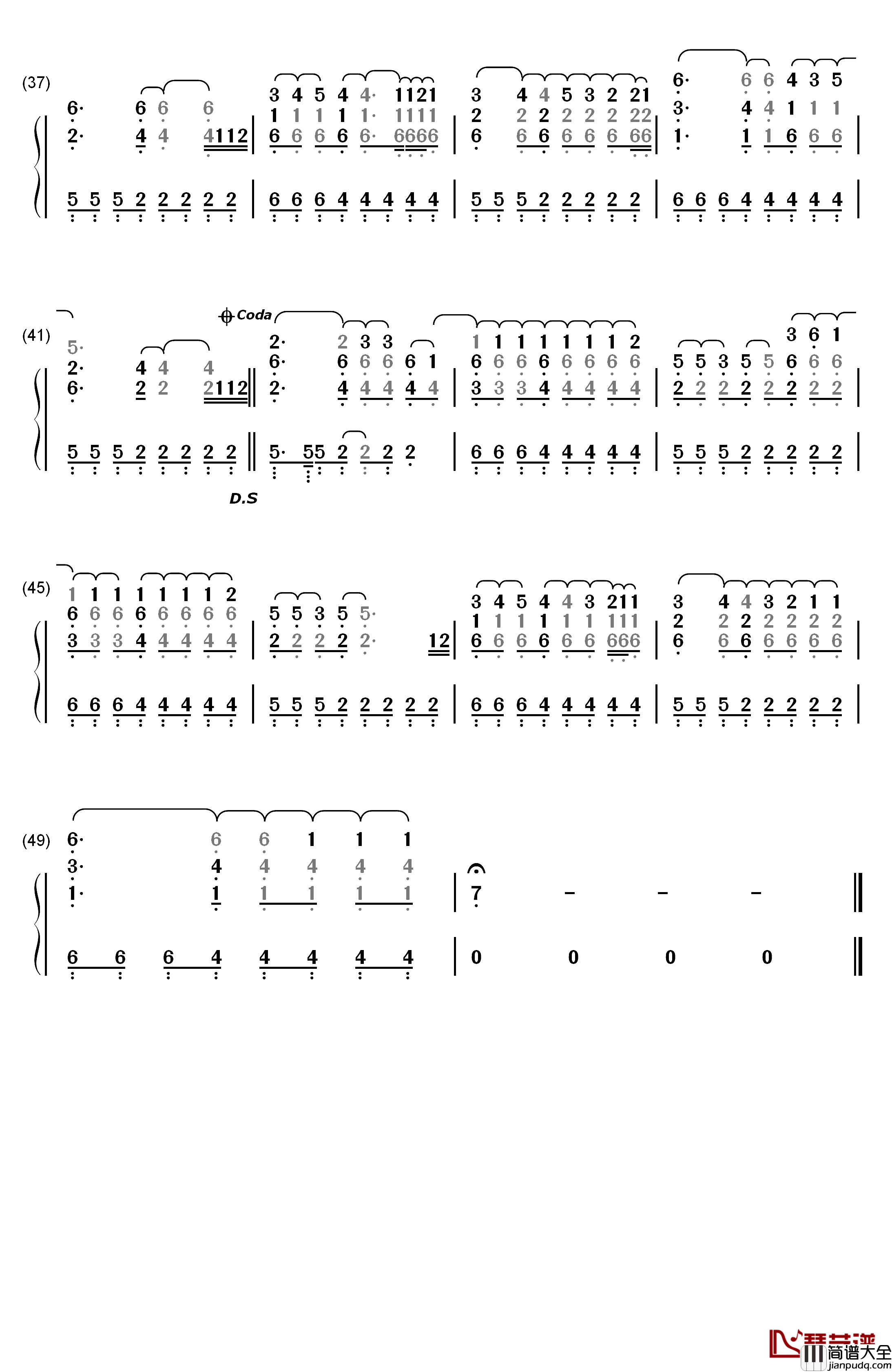Einstein钢琴简谱_数字双手_Kelly_Clarkson