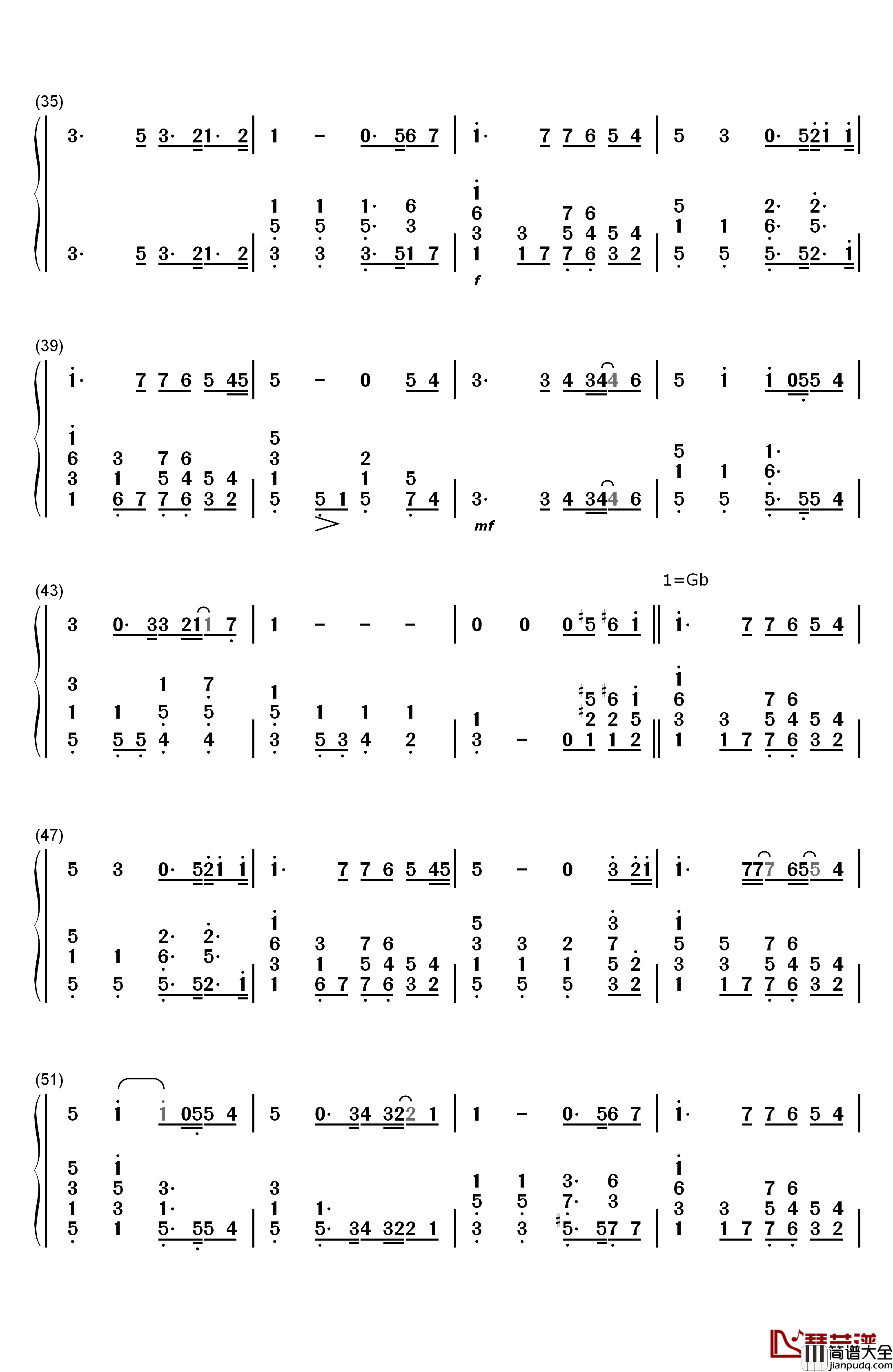 You_Raise_Me_Up_钢琴简谱_数字双手_Westlife__西城男孩