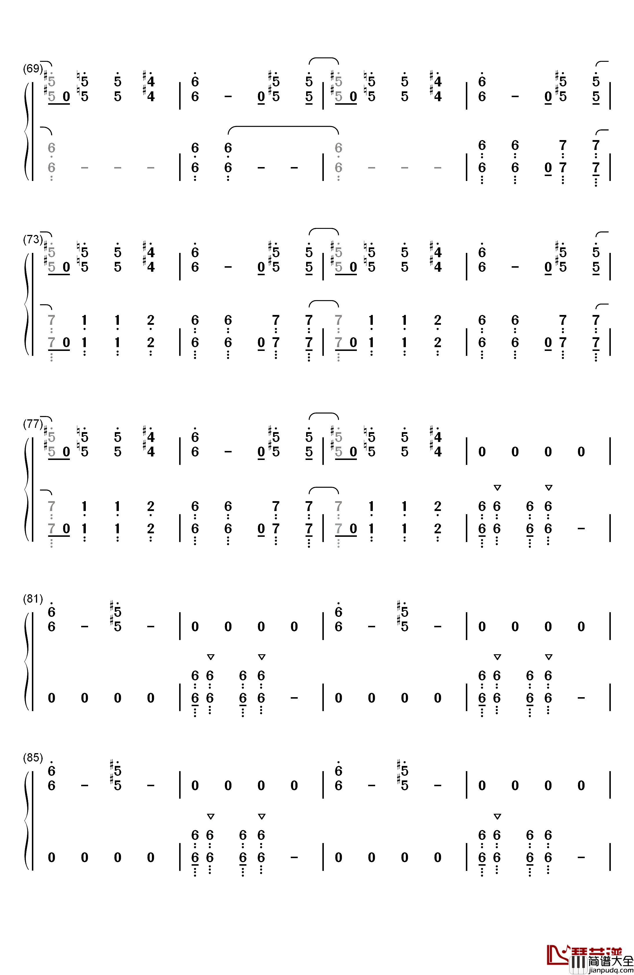Action_Reaction钢琴简谱_数字双手_Rupert_Gregson_Williams