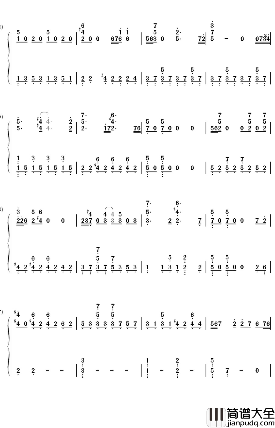 Concerning_Hobbits钢琴简谱_数字双手_Howard_Shore