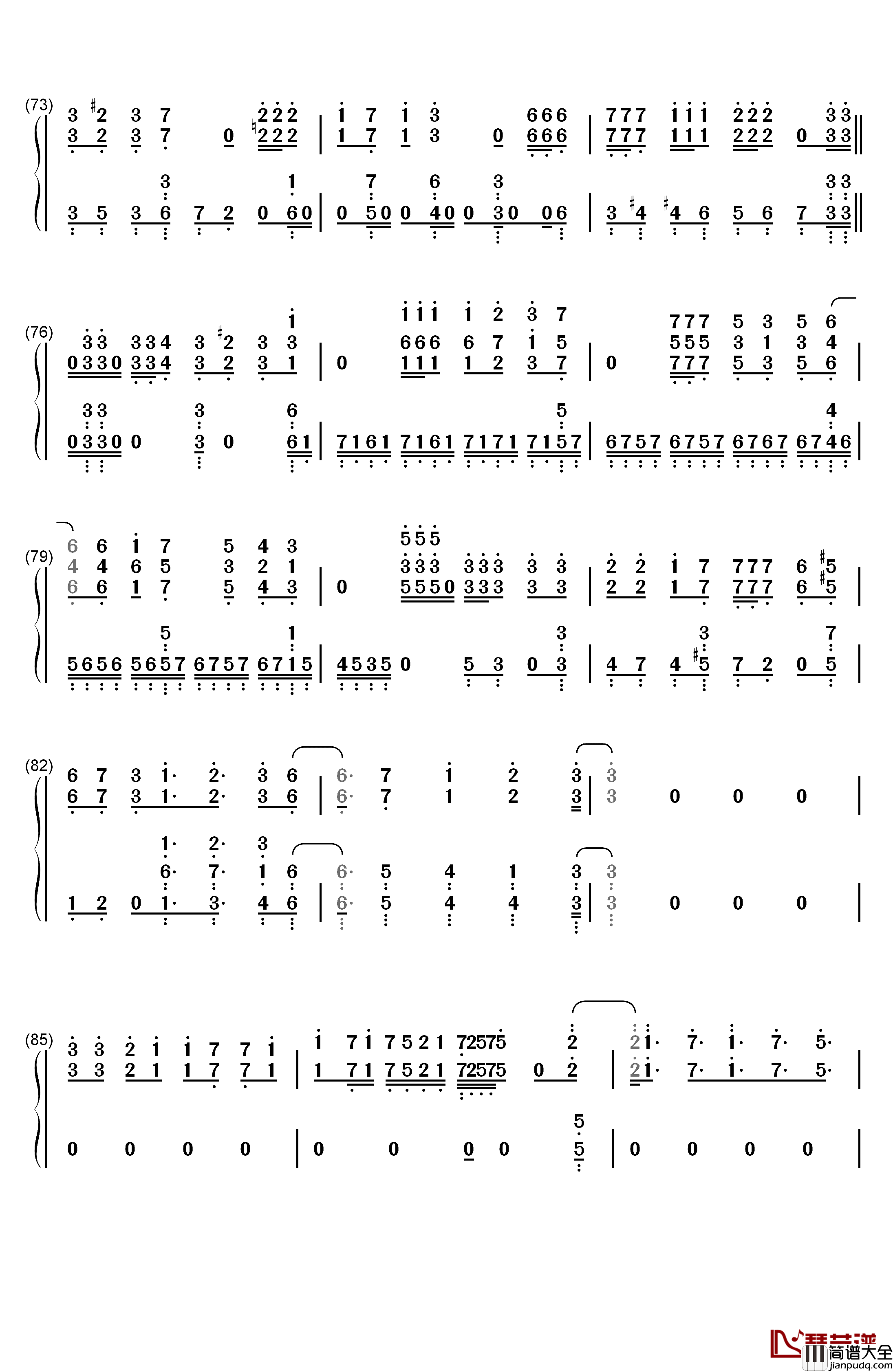 Original_Resonance钢琴简谱_数字双手_铃村健一_宫野真守