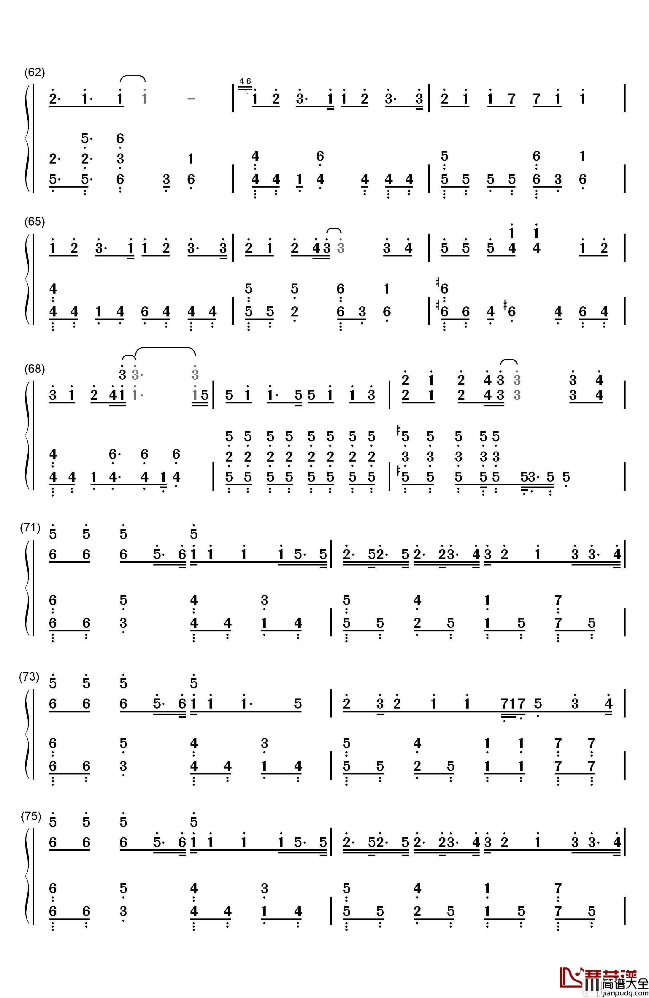 Hello/How_Are_You?钢琴简谱_数字双手_初音ミク