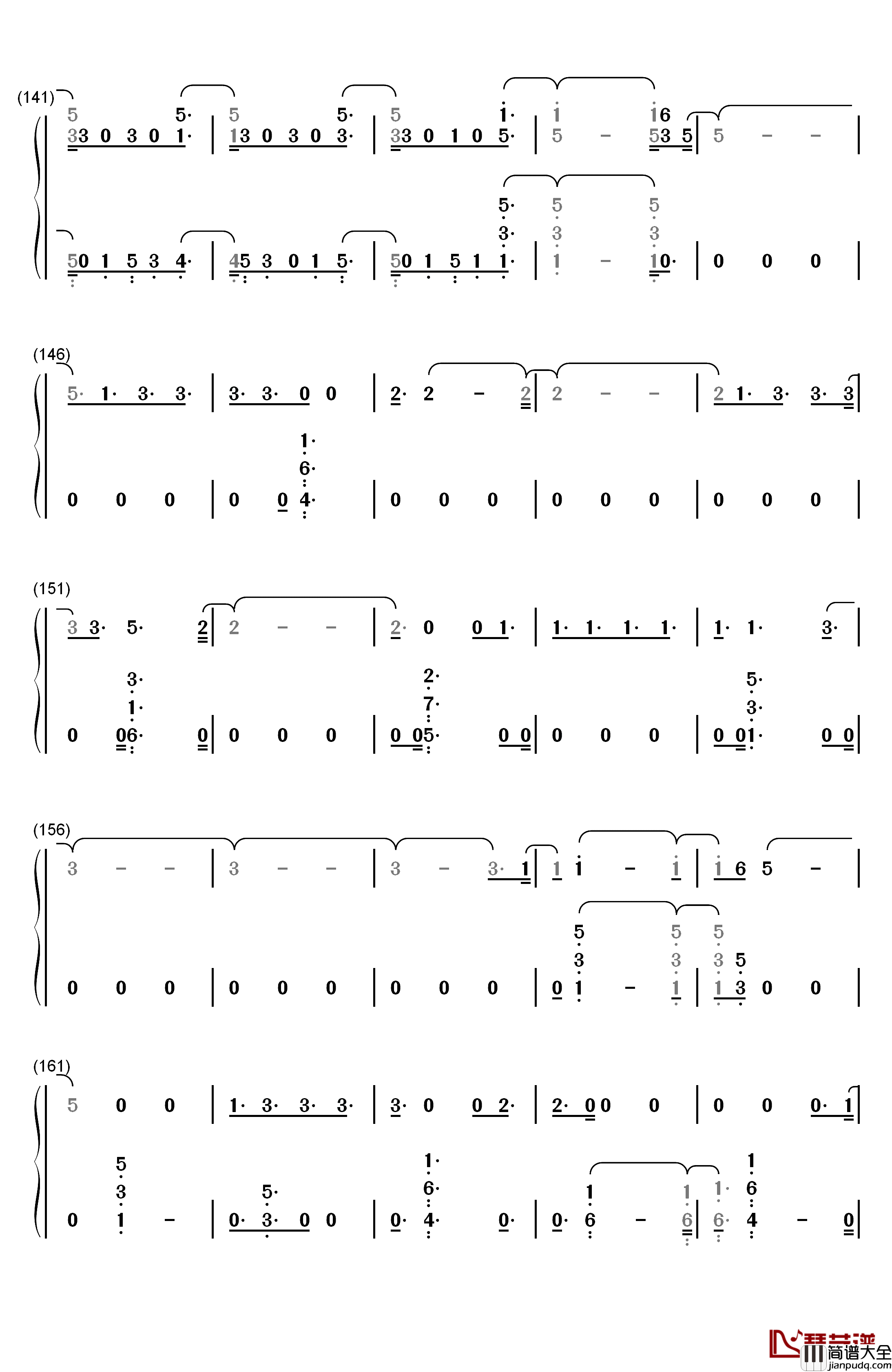 Next_to_Me钢琴简谱_数字双手_Imagine_Dragons