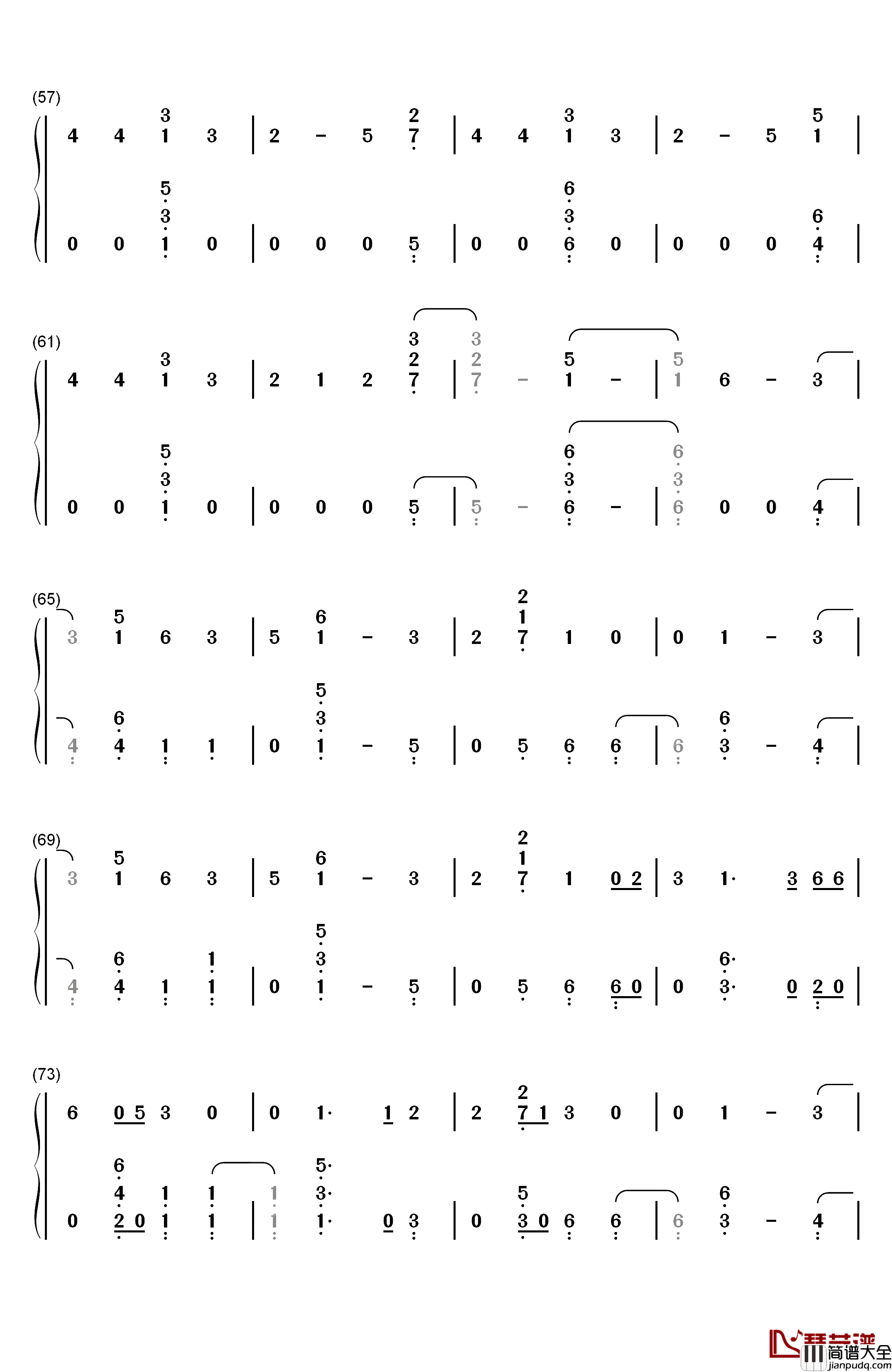Patient钢琴简谱_数字双手_Charlie_Puth