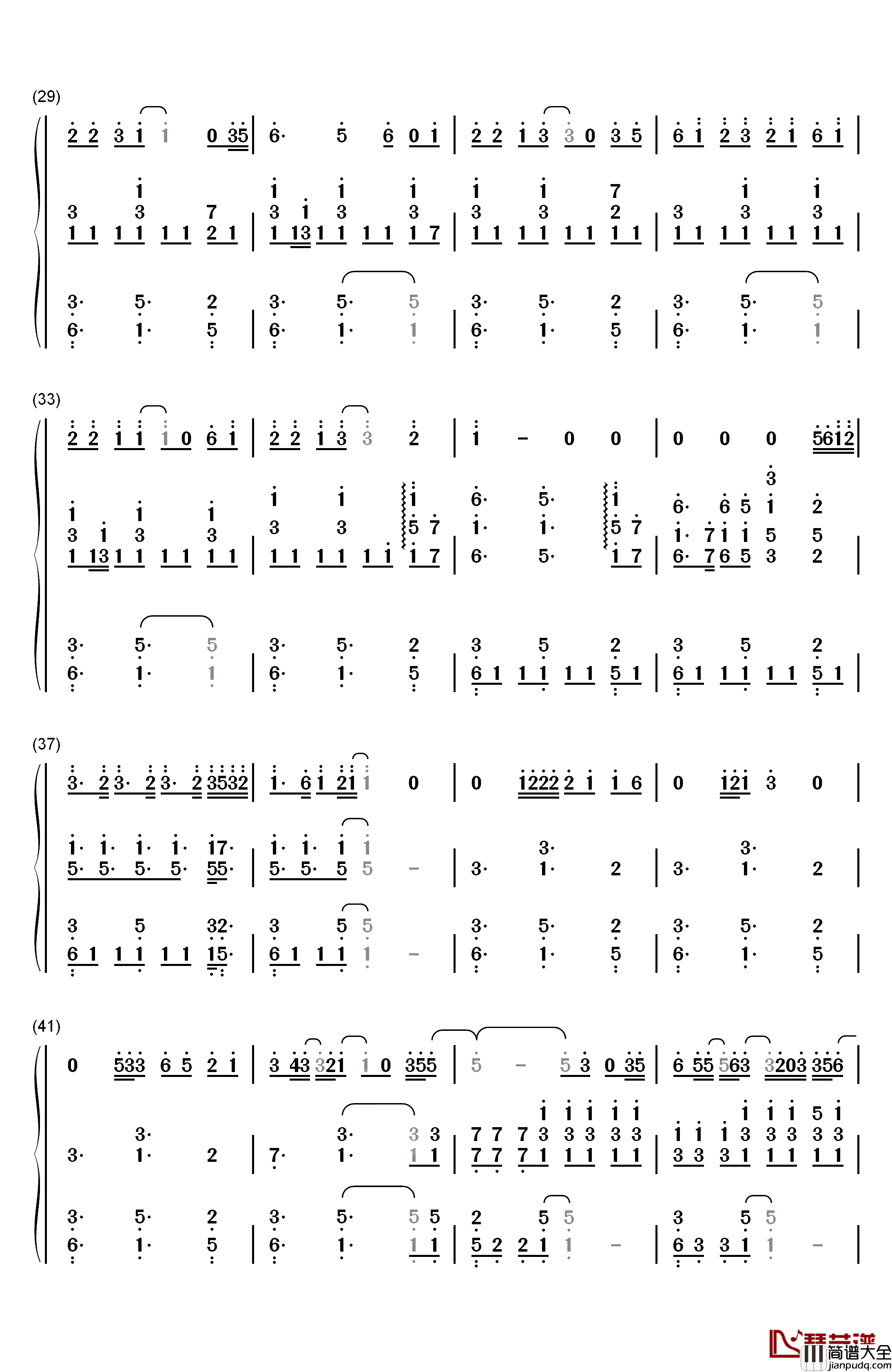 See_You_Again钢琴简谱_数字双手_Wiz_Khalifa_Charlie_Puth