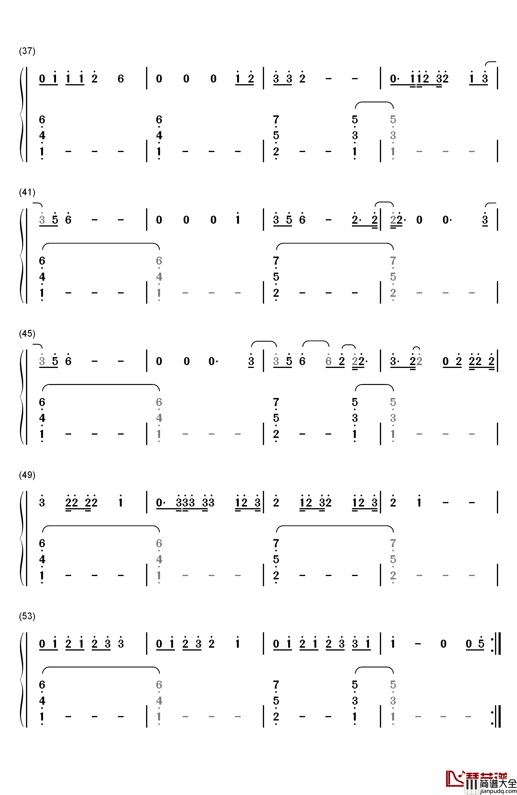 Pillowtalk钢琴简谱_数字双手_Zayn