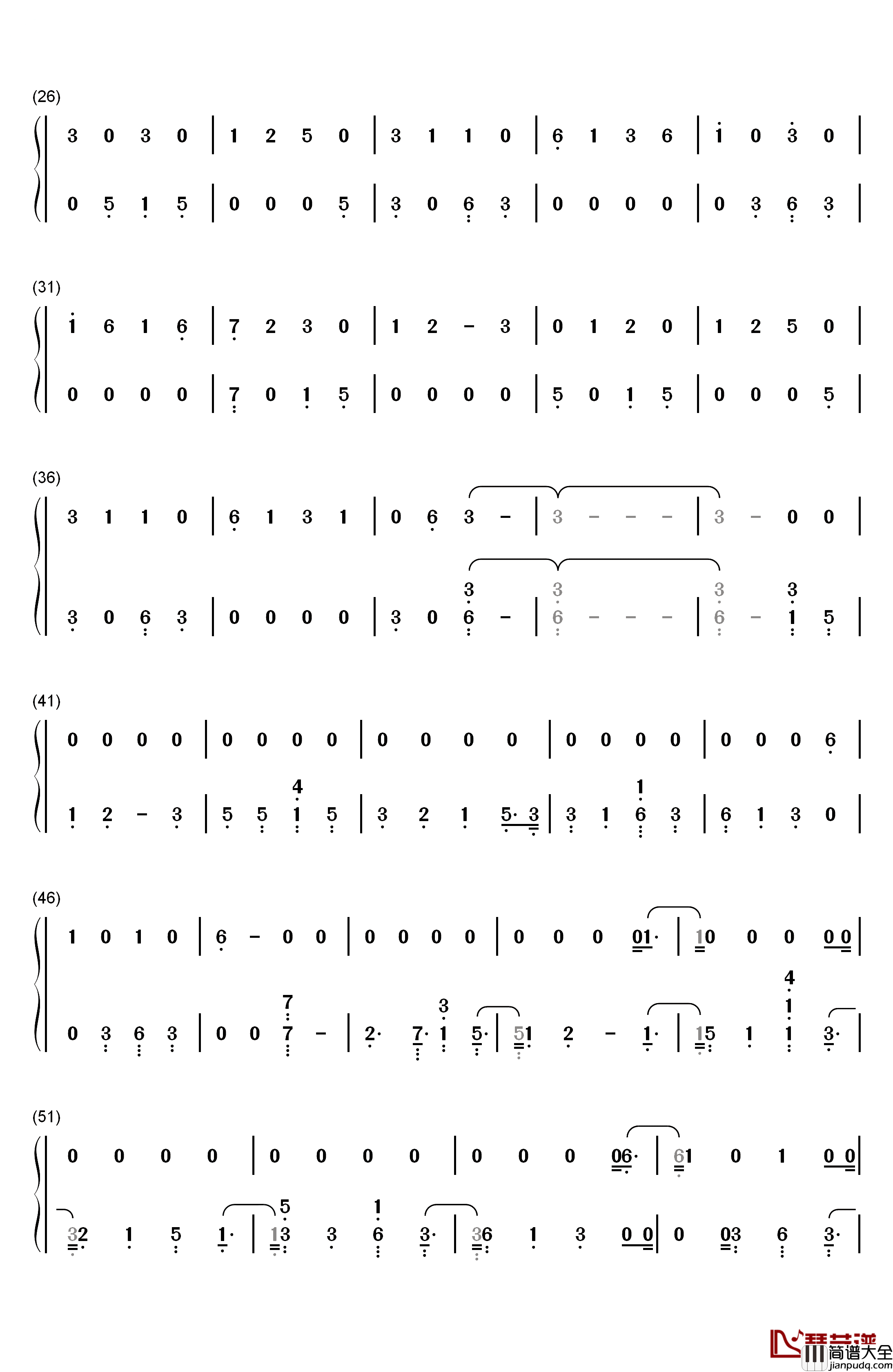 Girls钢琴简谱_数字双手_Rita_Ora