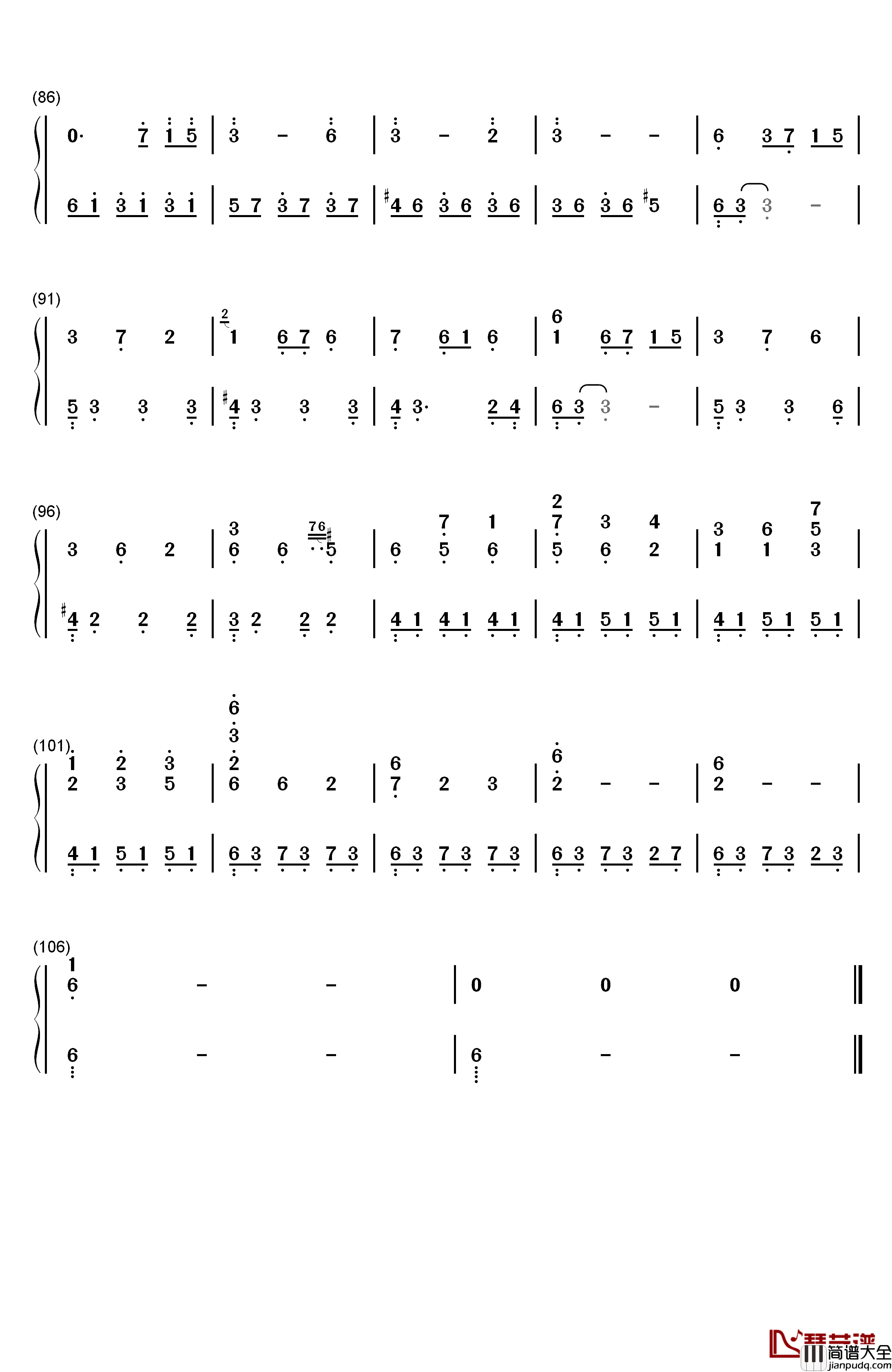 My_Heart_Is_Crying钢琴简谱_数字双手_Stairway_Games