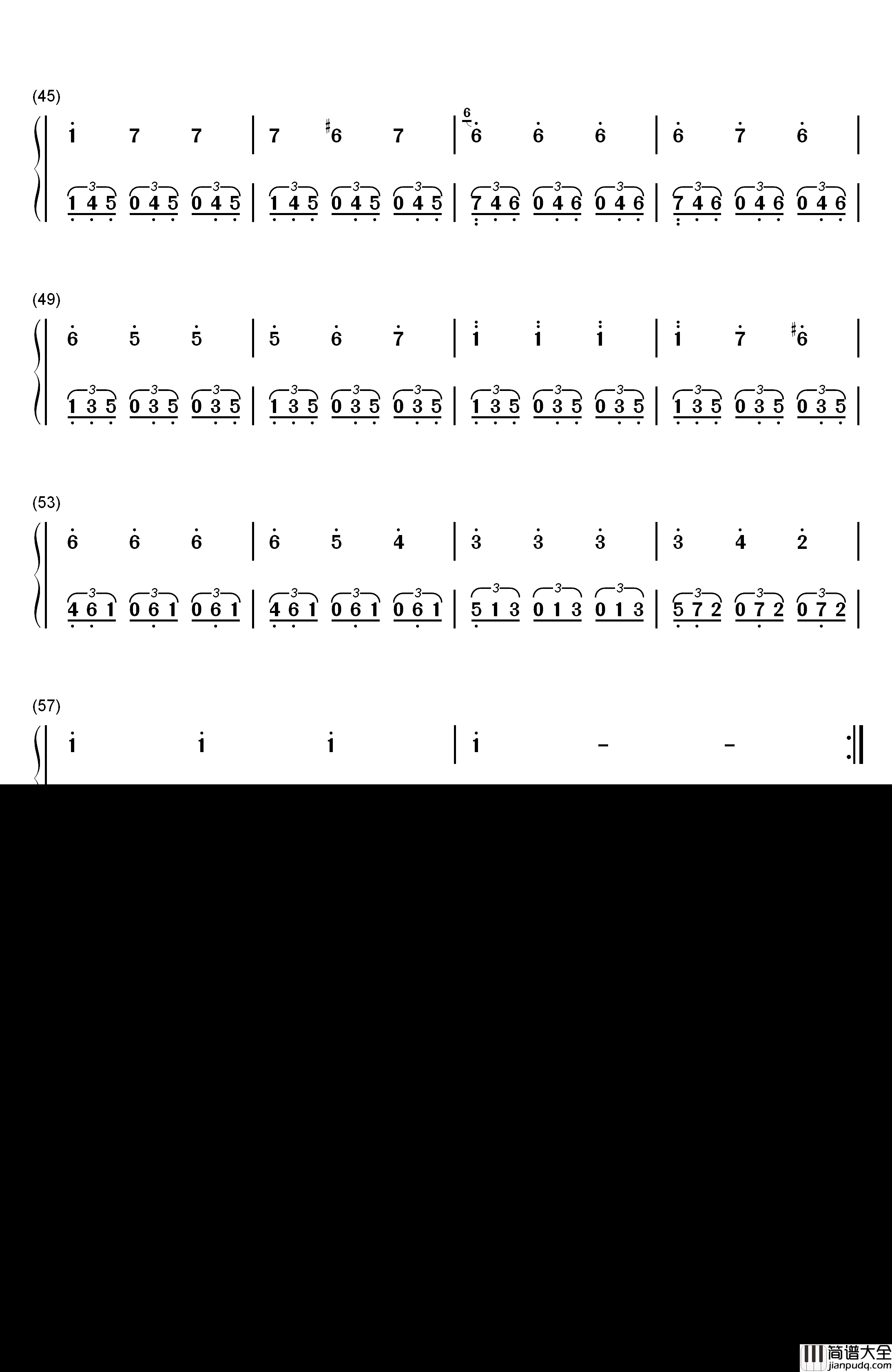 爱的罗曼史钢琴简谱_数字双手_那西索·叶佩斯__Narciso_Yepes