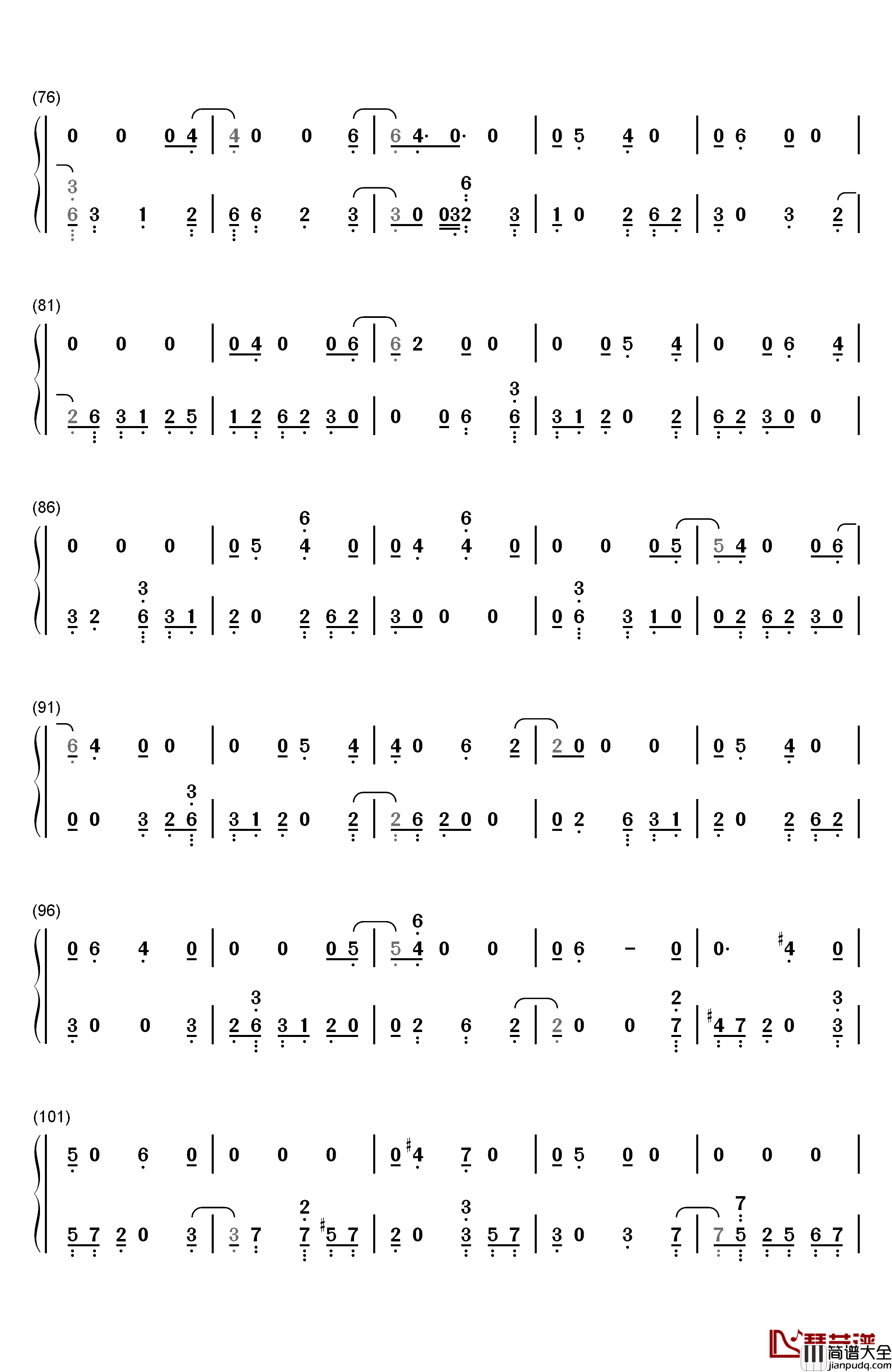 Supplies钢琴简谱_数字双手_Justin_Timberlake