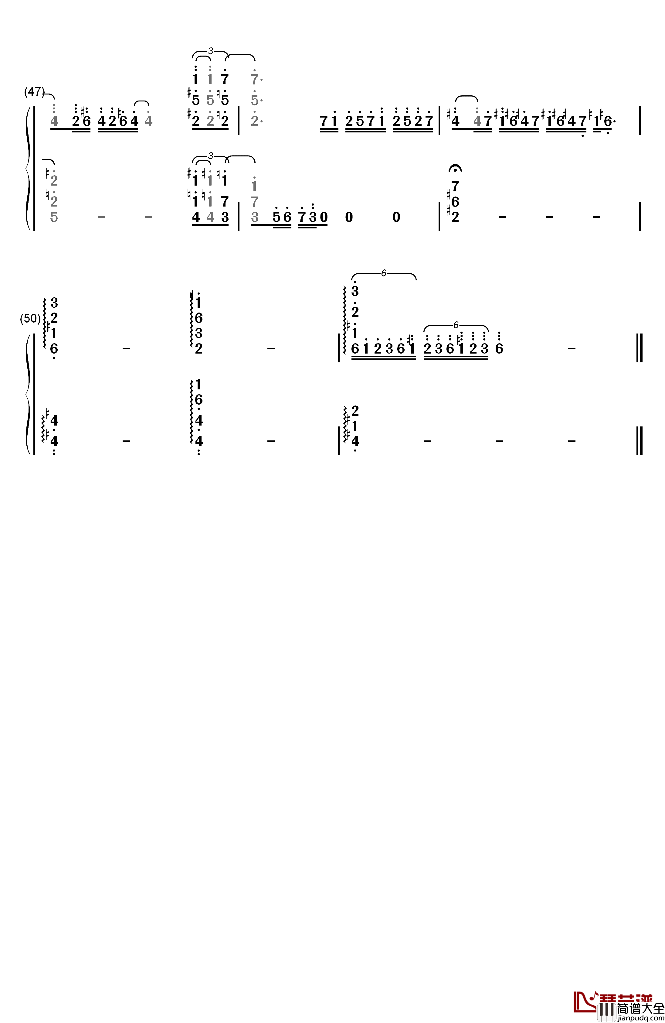 Colorful_Wing钢琴简谱_数字双手_森嶋优花_大和田仁美_井泽诗织