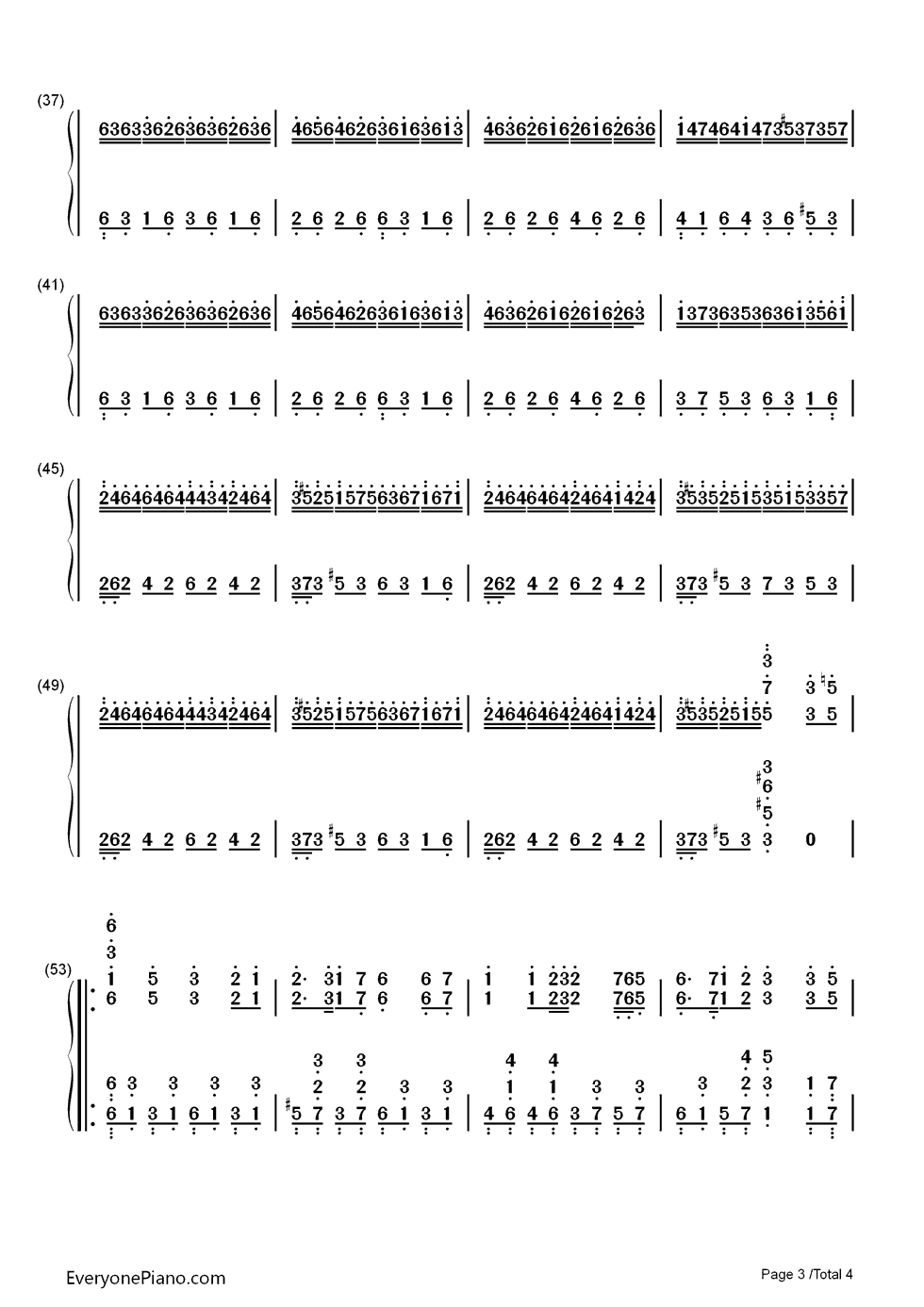 水手钢琴简谱_数字双手_郑智化