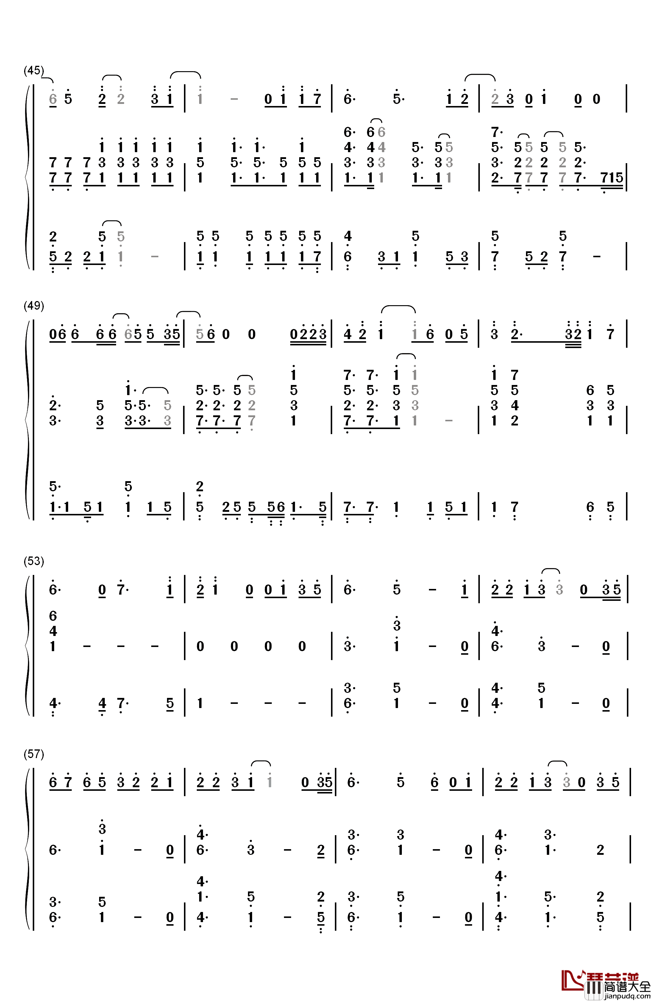 See_You_Again钢琴简谱_数字双手_Wiz_Khalifa_Charlie_Puth