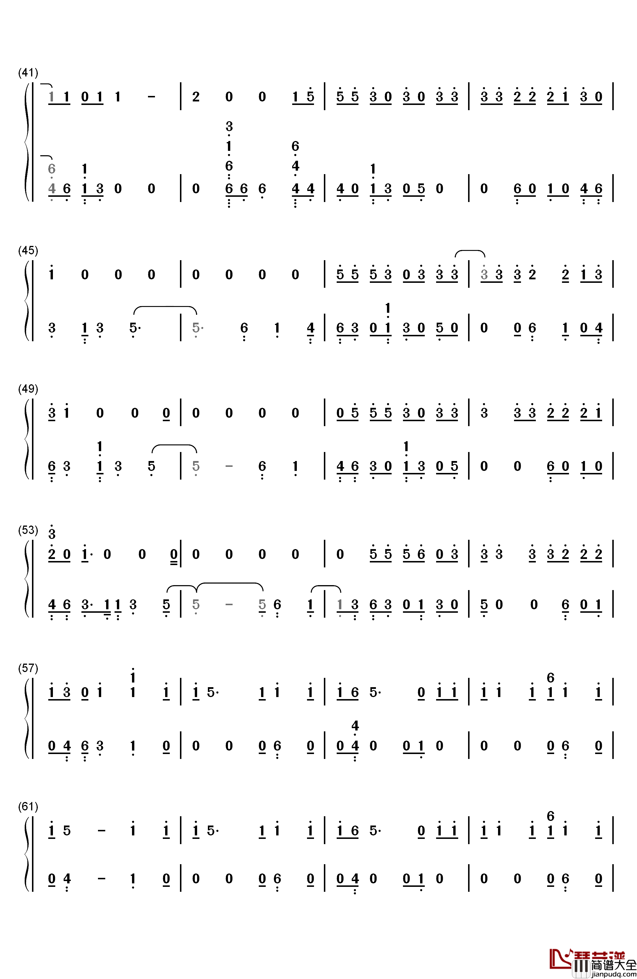 He_Like_That钢琴简谱_数字双手_Fifth_Harmony