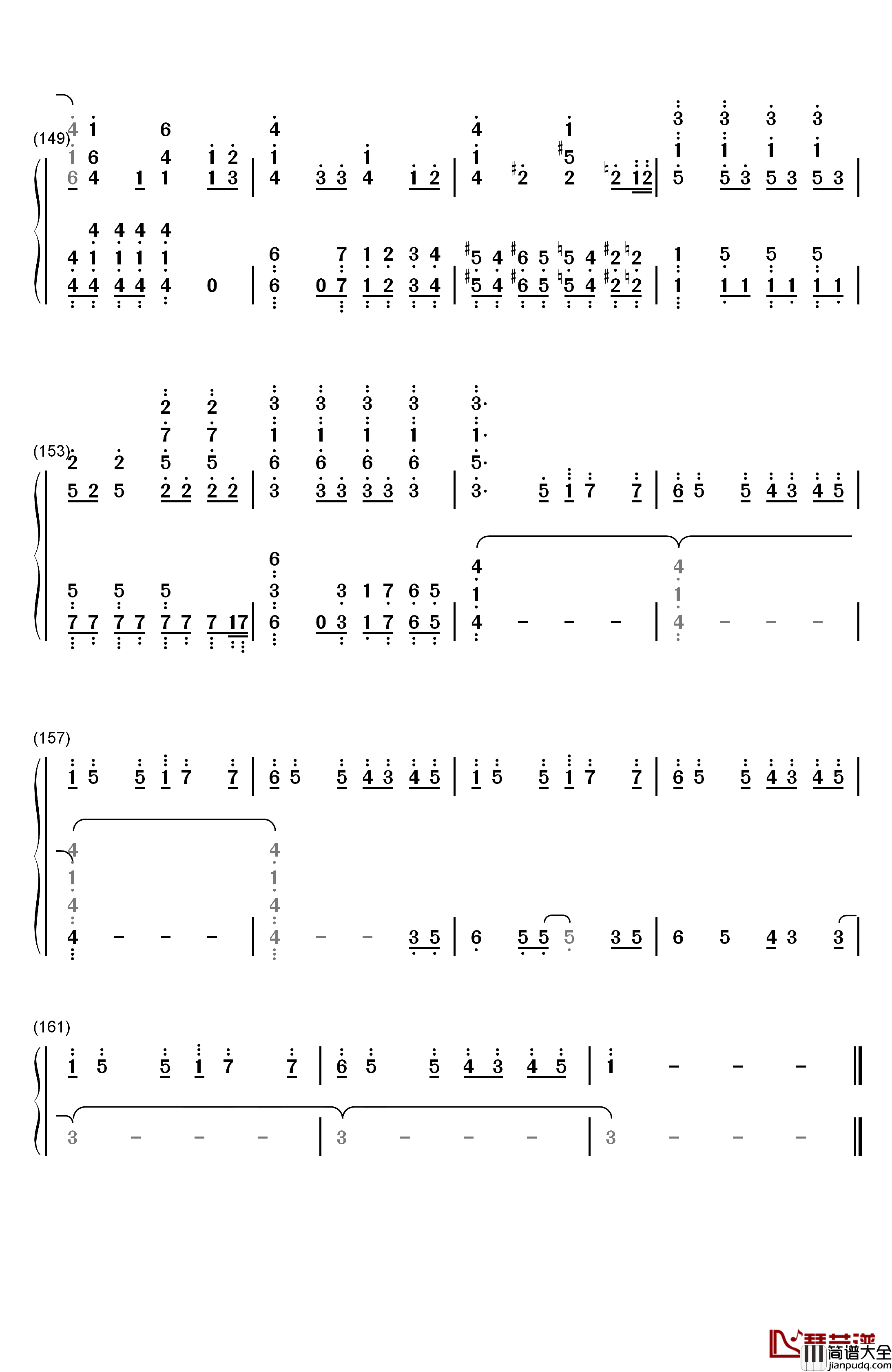 A_Million_Dreams钢琴简谱_数字双手_Pasek_and_Paul