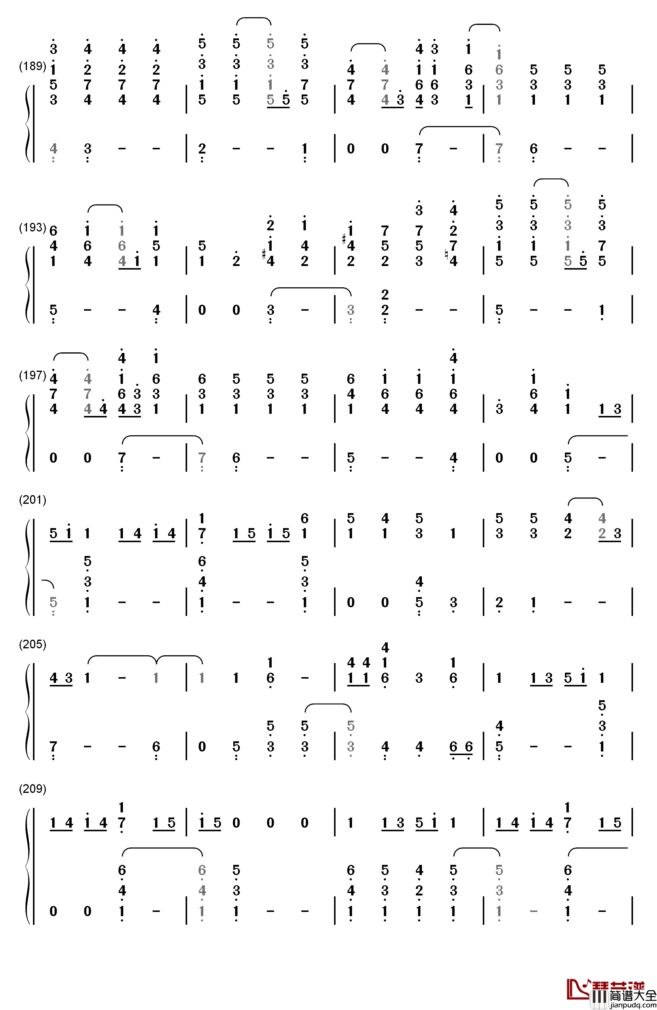 Piano_Man钢琴简谱_数字双手_Billy_Joel