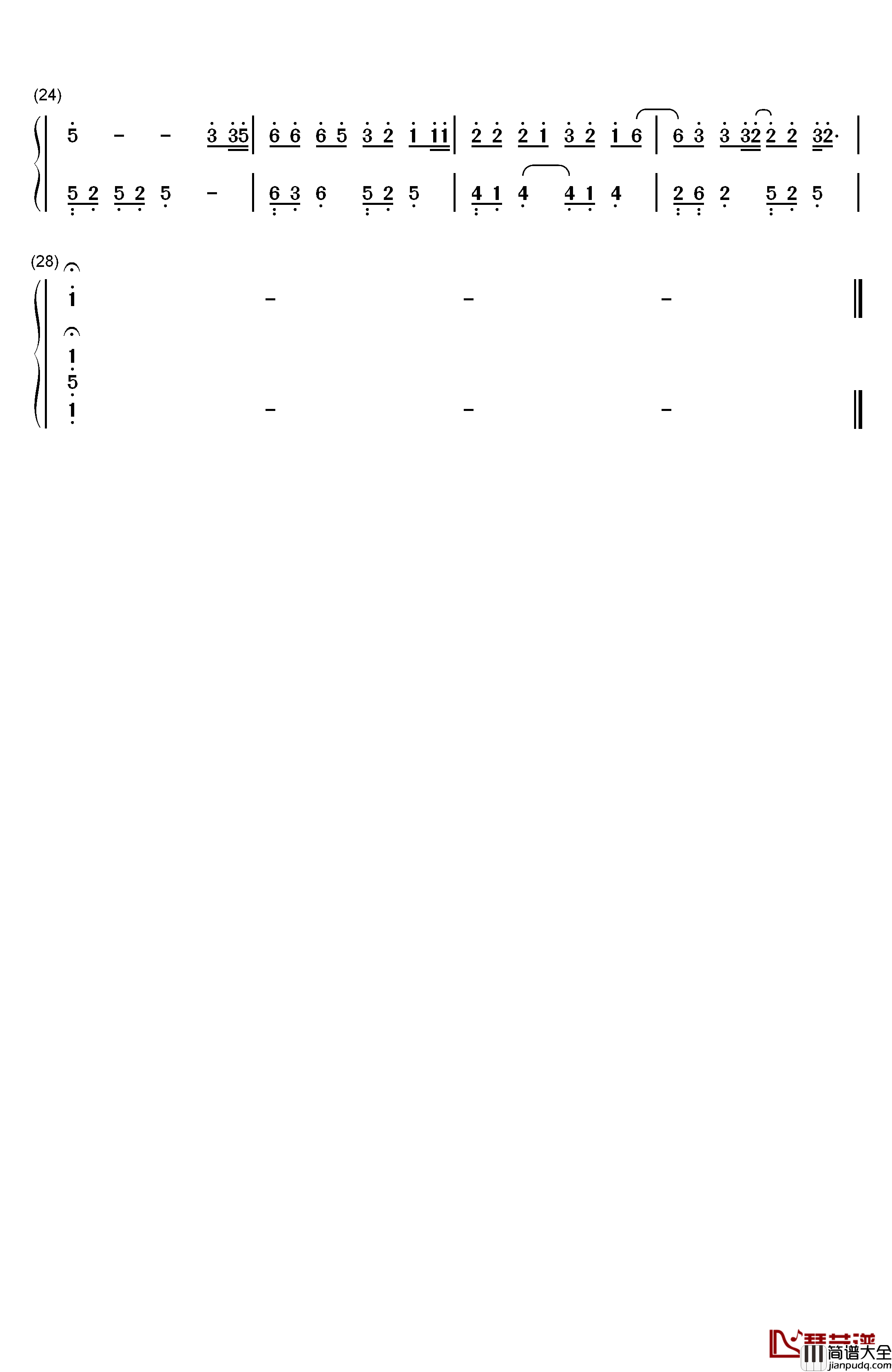 Cups_(Pitch_Perfect's_When_I'm_Gone)钢琴简谱_数字双手_Anna_Kendrick