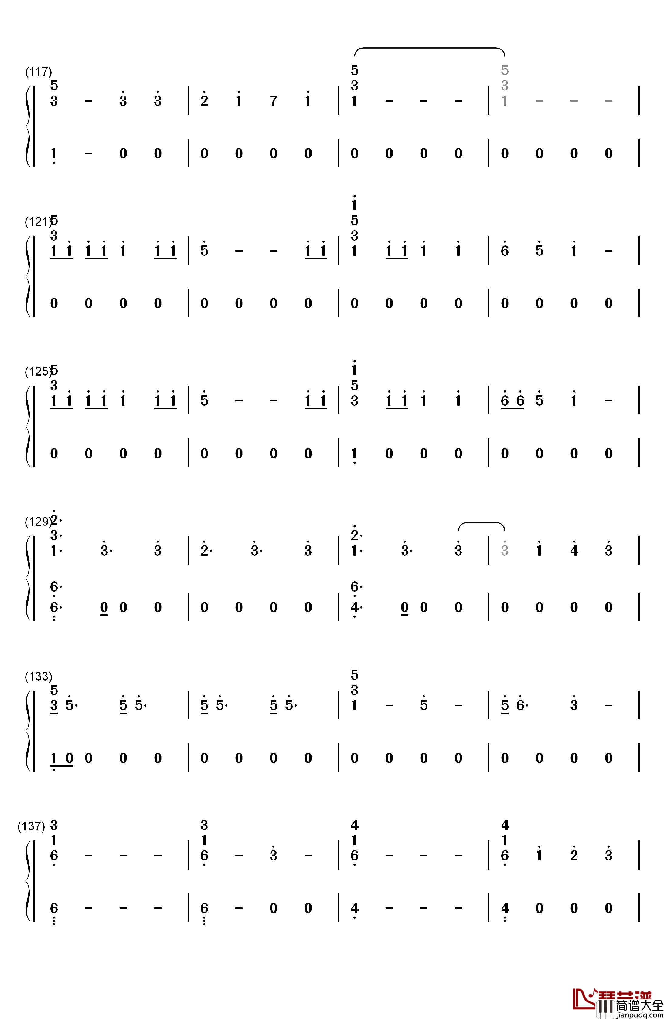 PYNK钢琴简谱_数字双手_Janelle_Monae