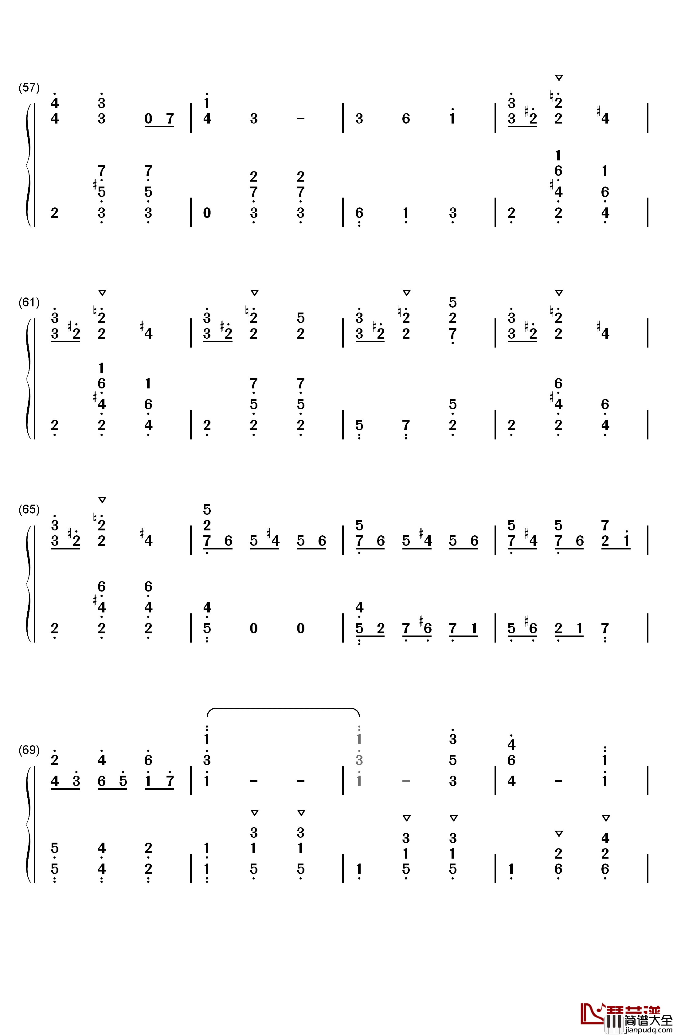 Potter_Waltz钢琴简谱_数字双手_Patrick_Doyle