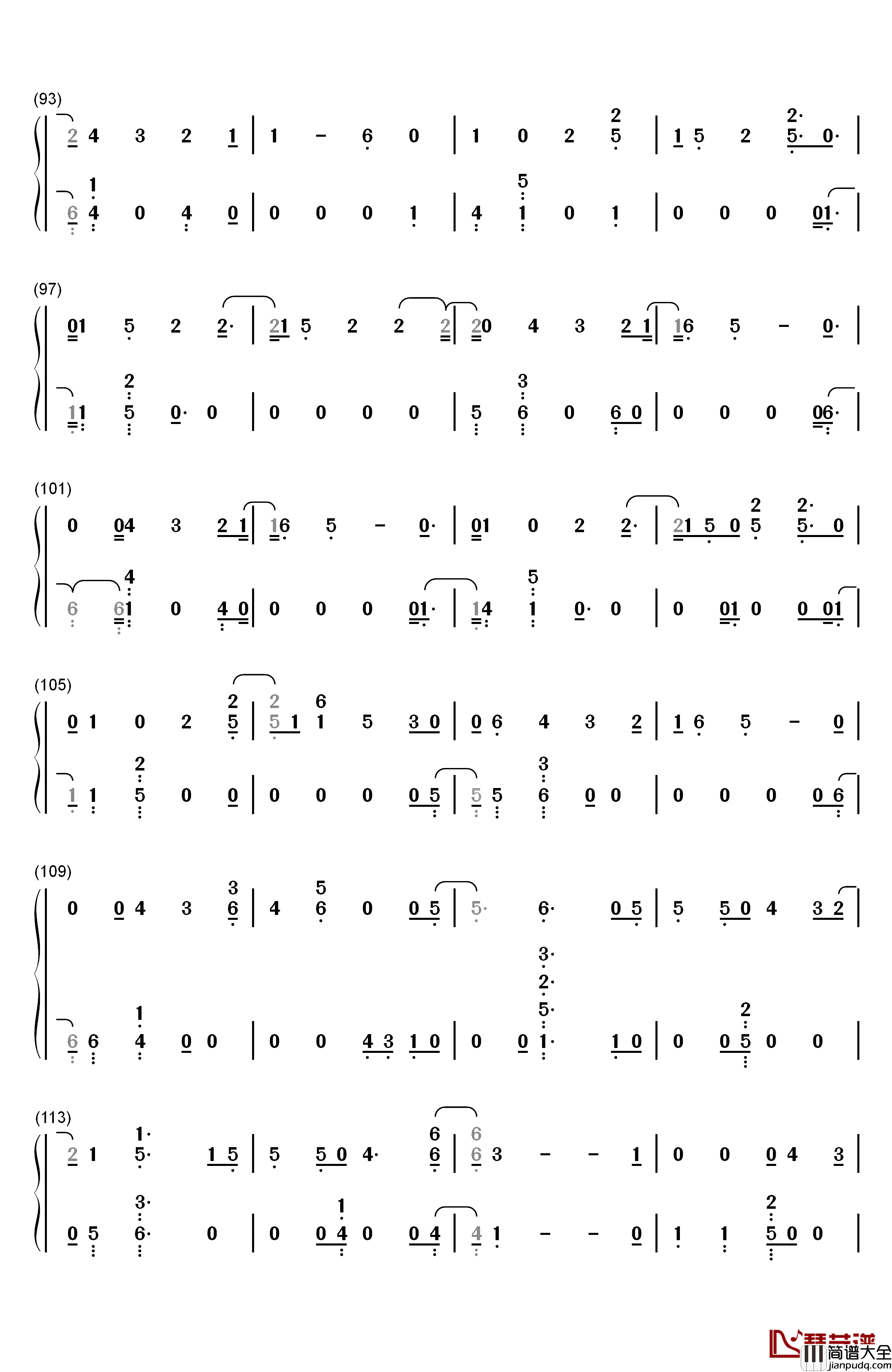 Magic_Shop钢琴简谱_数字双手_防弹少年团