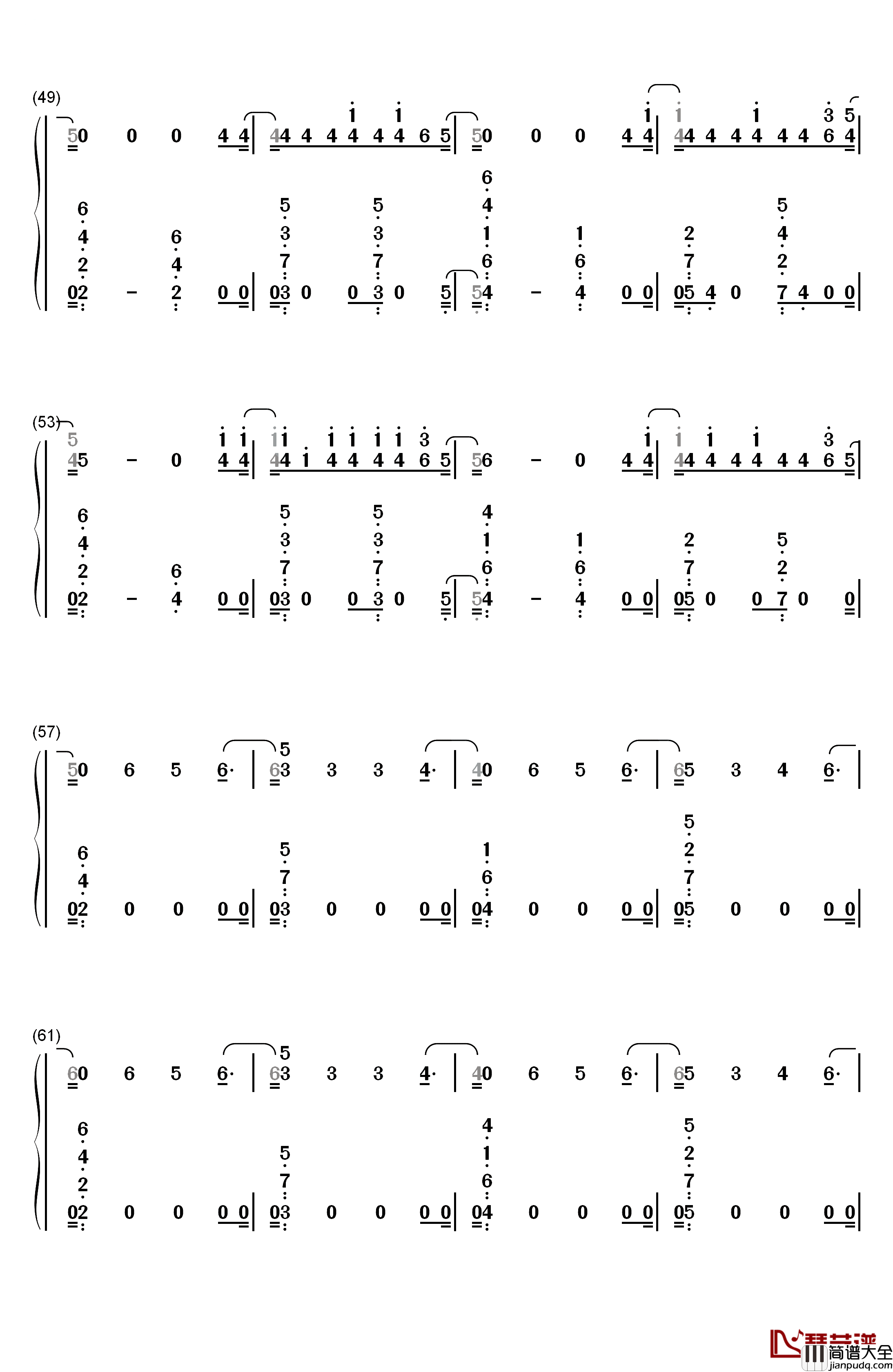 I'm_Upset钢琴简谱_数字双手_Drake