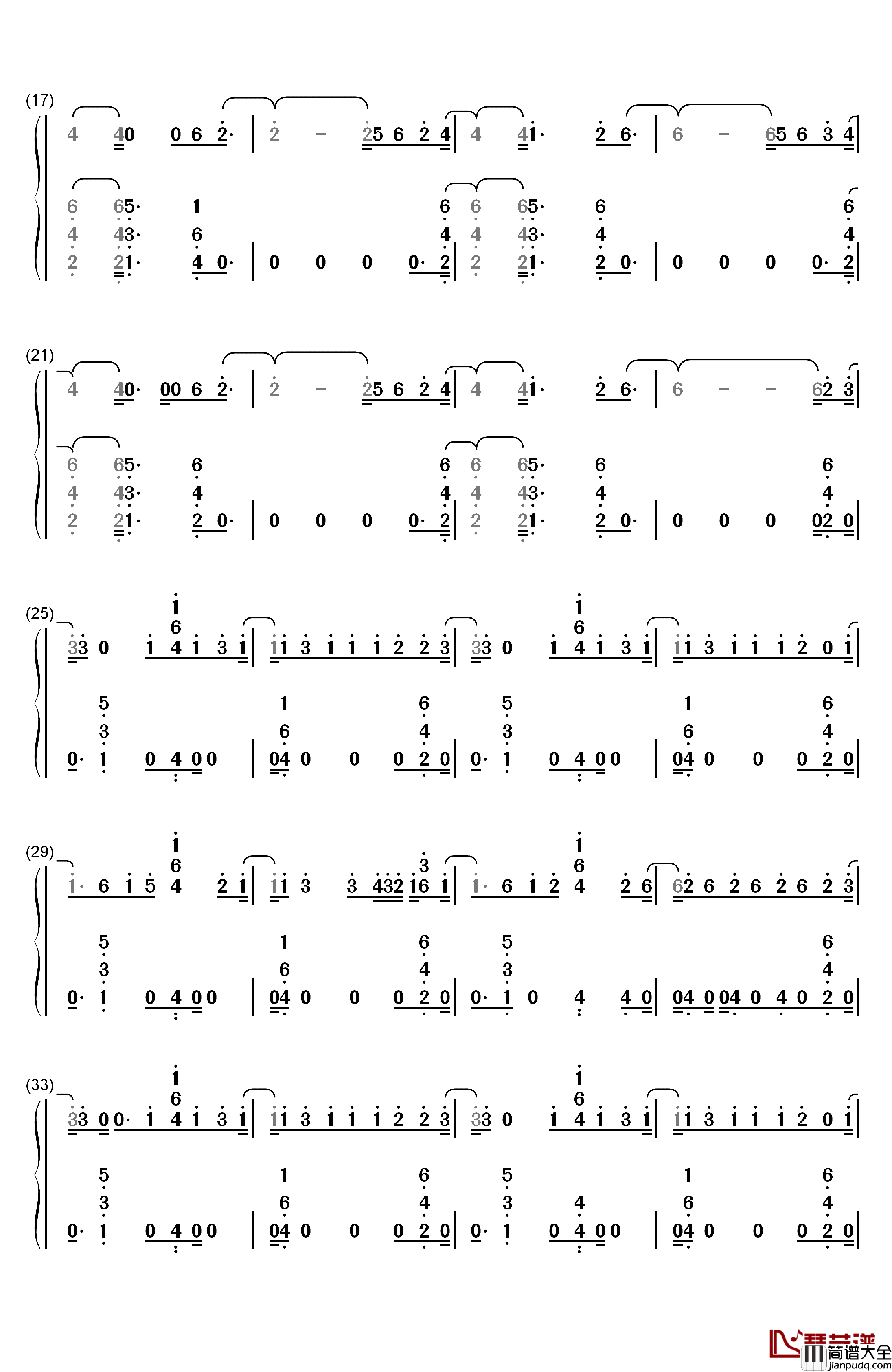 Would_You_Ever钢琴简谱_数字双手_Skrillex_Poo_Bear