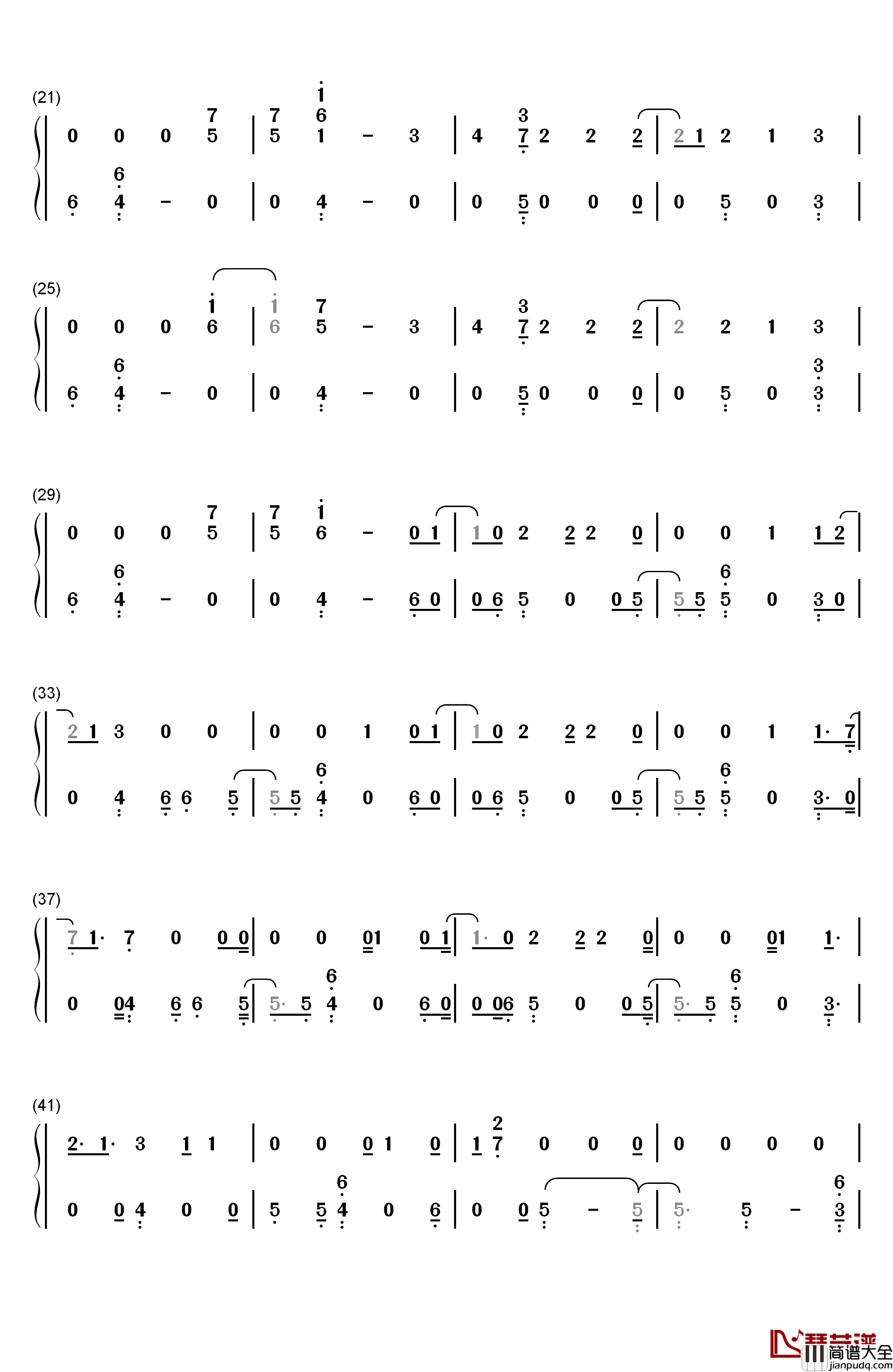 Kiss_Me钢琴简谱_数字双手_MAGIC!