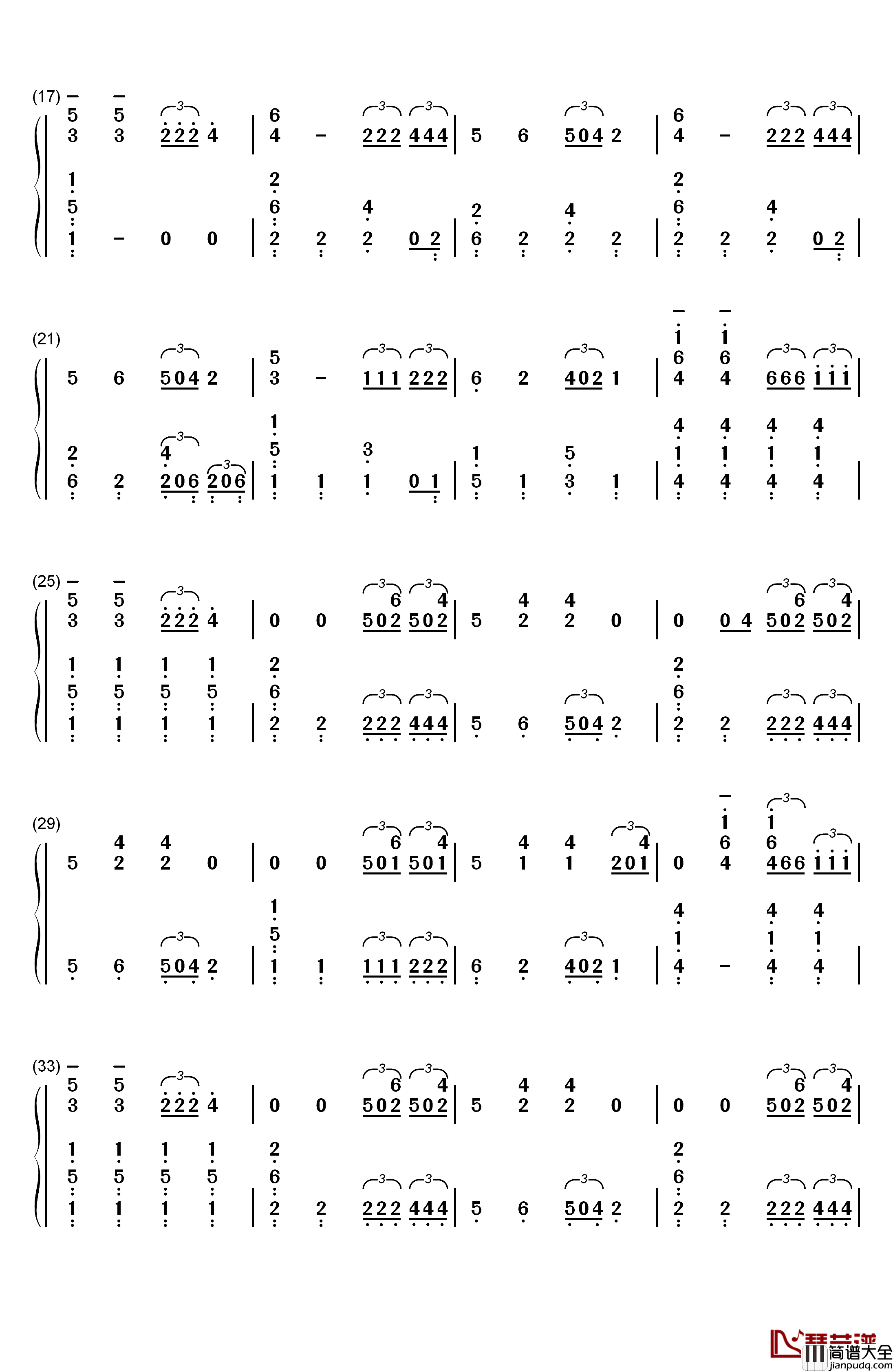 Sail钢琴简谱_数字双手_Awolnation